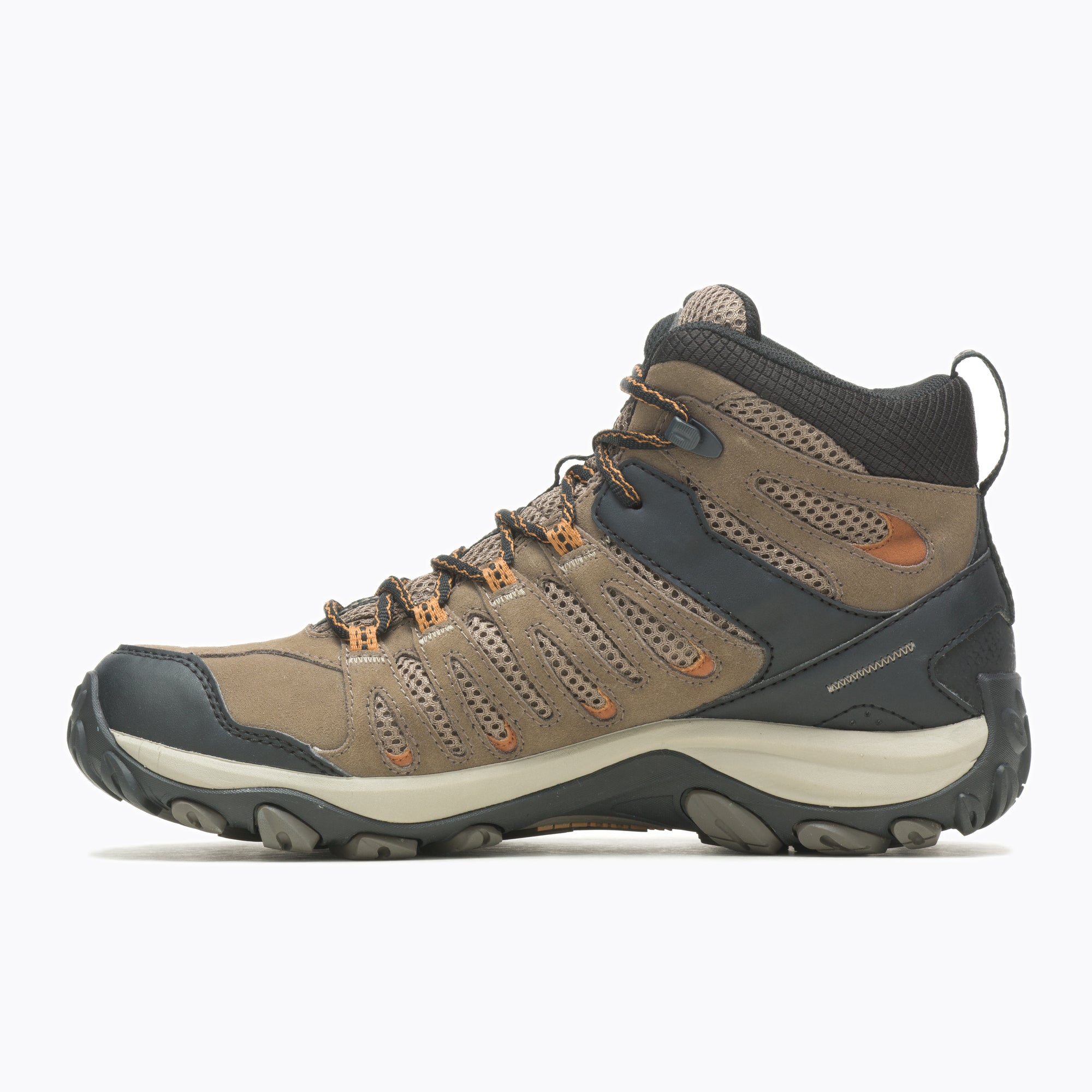 Botin Hombre Crosslander 3 Mid Waterproof Café Claro Merrell