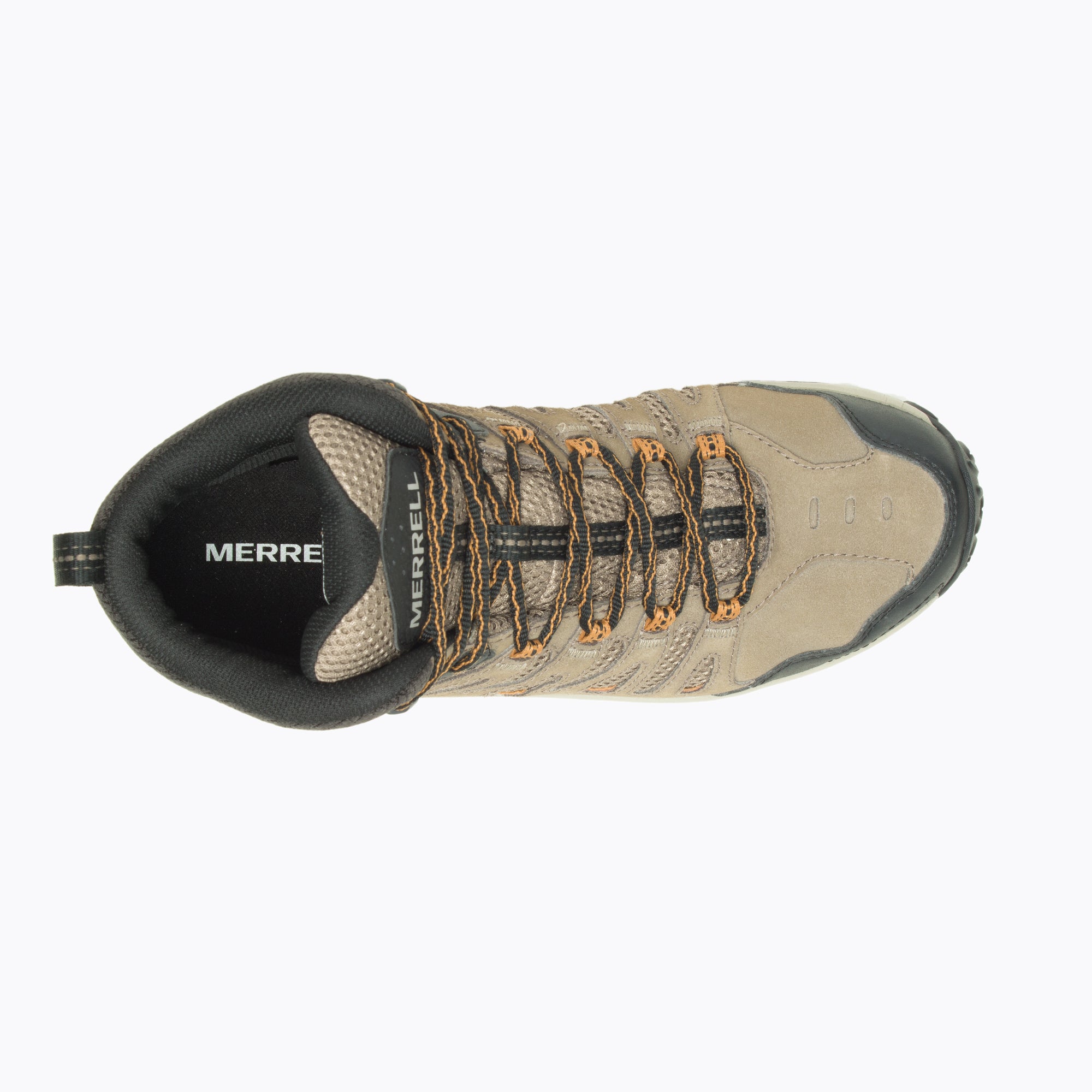 Botin Hombre Crosslander 3 Mid Waterproof Café Claro Merrell