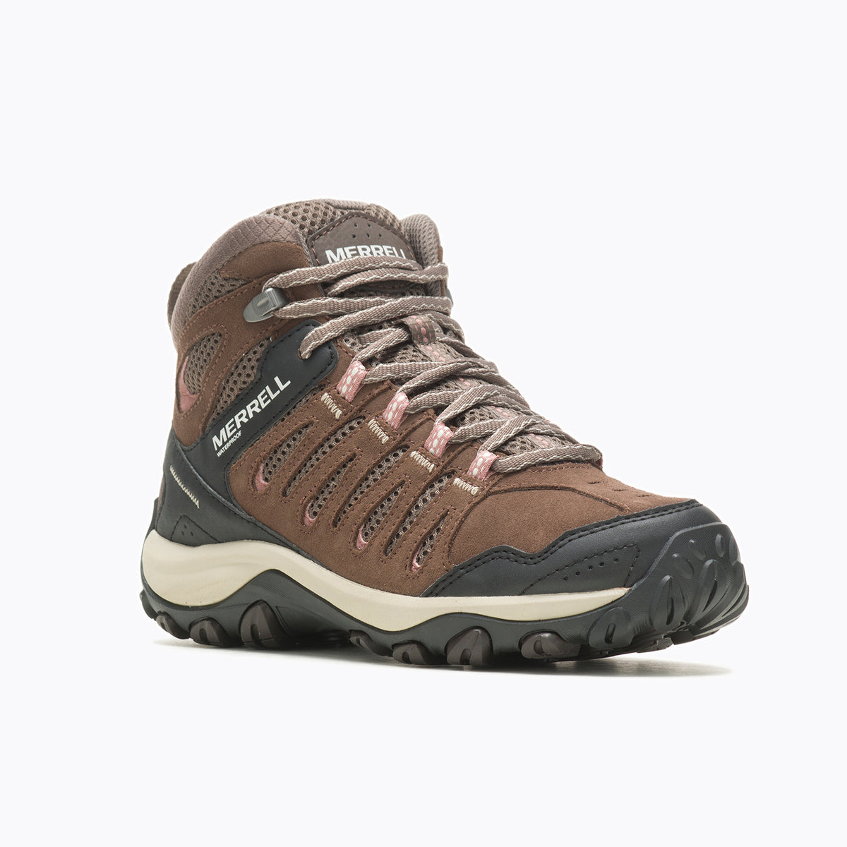 Botin Mujer Crosslander 3 Mid Waterproof Café Merrell