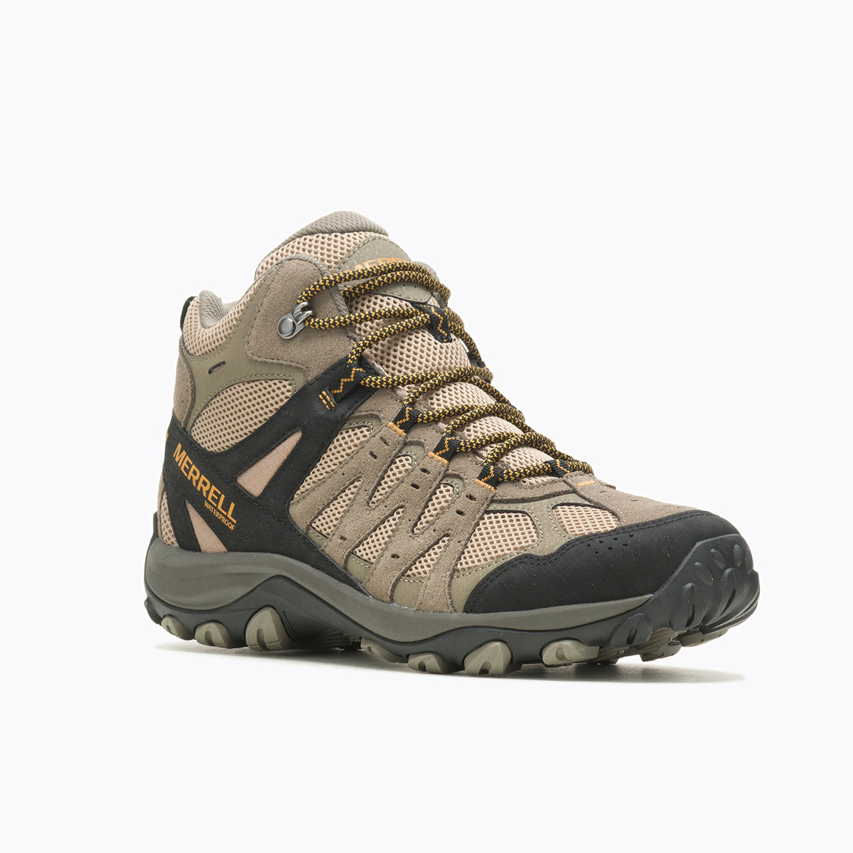 Botin Hombre Accentor 3 Mid Waterproof Café Claro Merrell