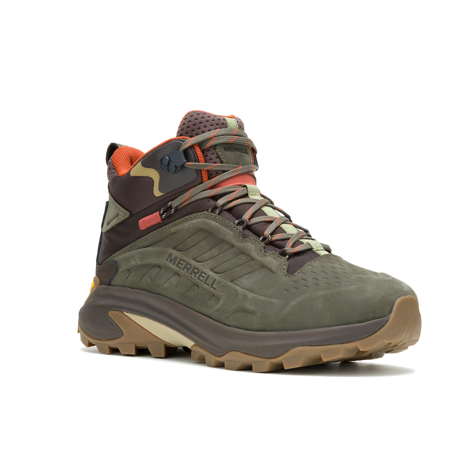 Botin Hombre Moab Speed 2 Leather Mid Waterproof Verde Merrell