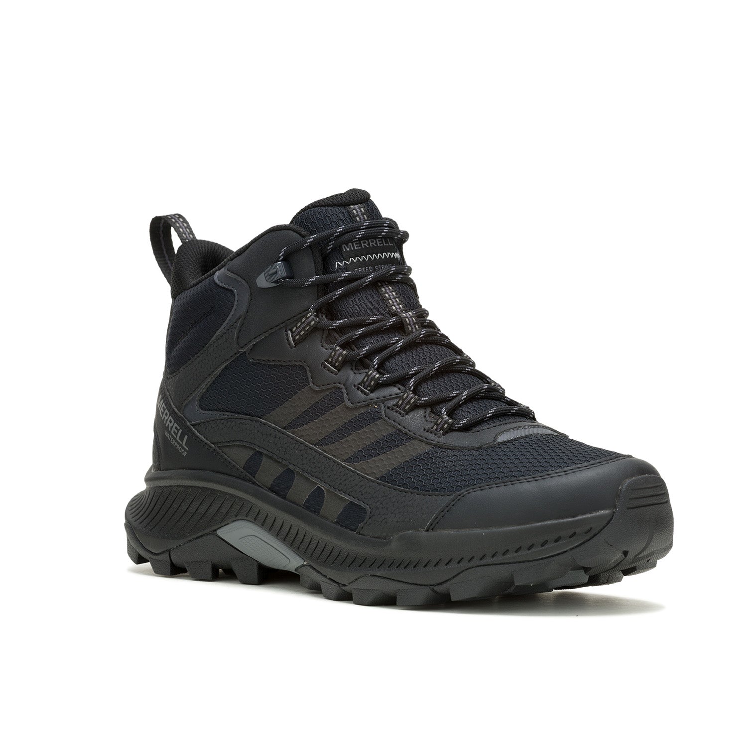 Botín Hombre Speed Strike 2 Mid Waterproof Negro Merrell