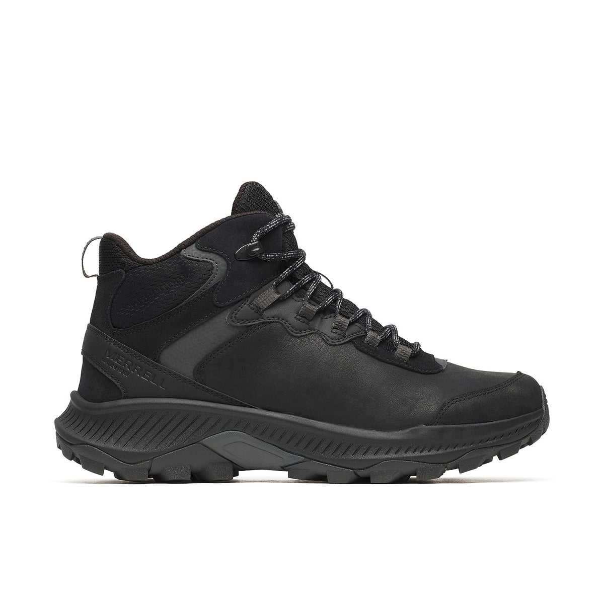 Botin Hombre Speed Strike 2 Leather Mid Waterproof Negro Merrell