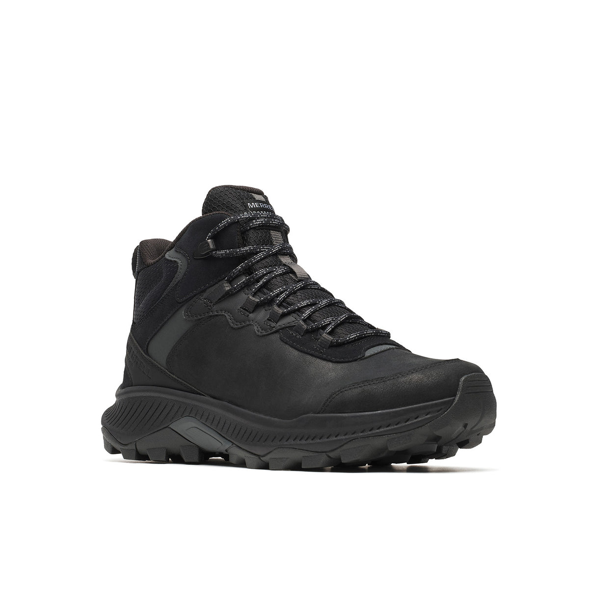 Botin Hombre Speed Strike 2 Leather Mid Waterproof Negro Merrell