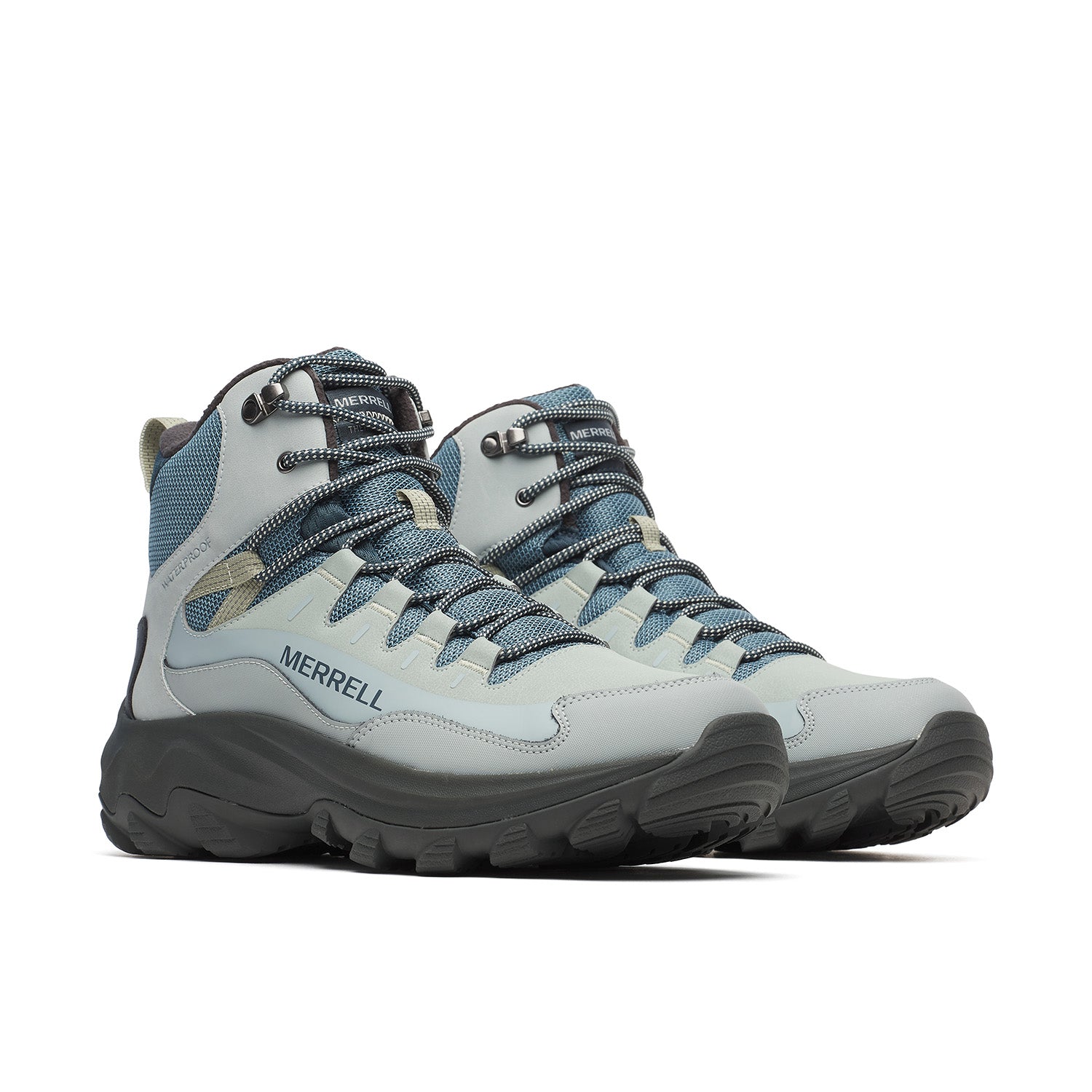 Botin Hombre Thermo Chill 2 Mid Waterproof Celeste Merrell