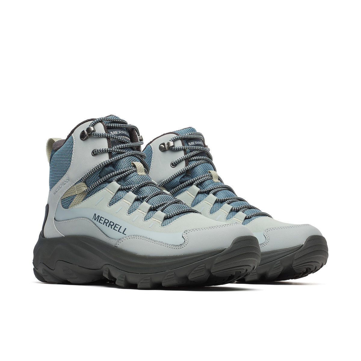 Botin Hombre Thermo Chill 2 Mid Waterproof Celeste Merrell