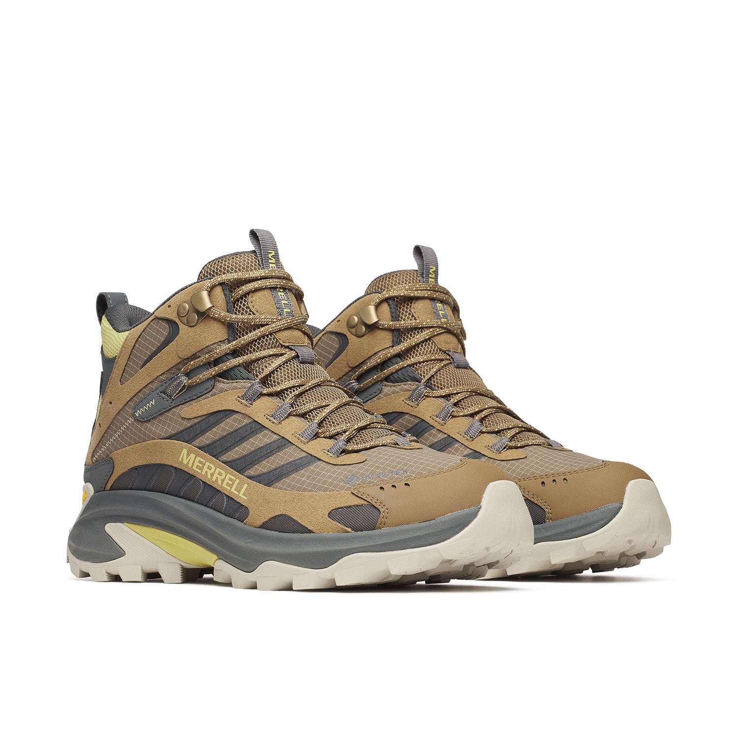 Botin Hombre Moab Speed 2 Mid Gore-Tex Café Claro Merrell