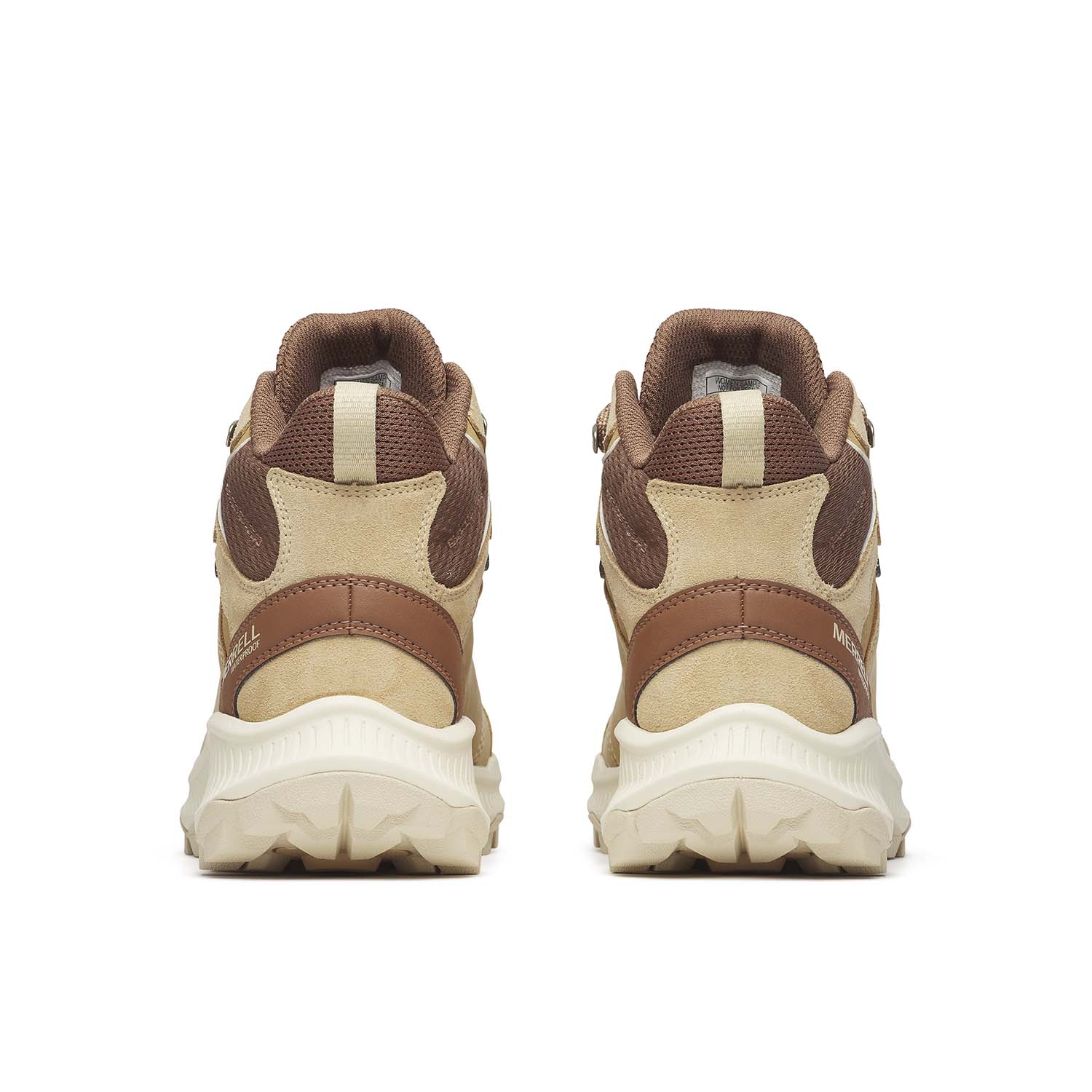 Botin Mujer Speed Strike 2 Leather Mid Waterproof Beige Merrell