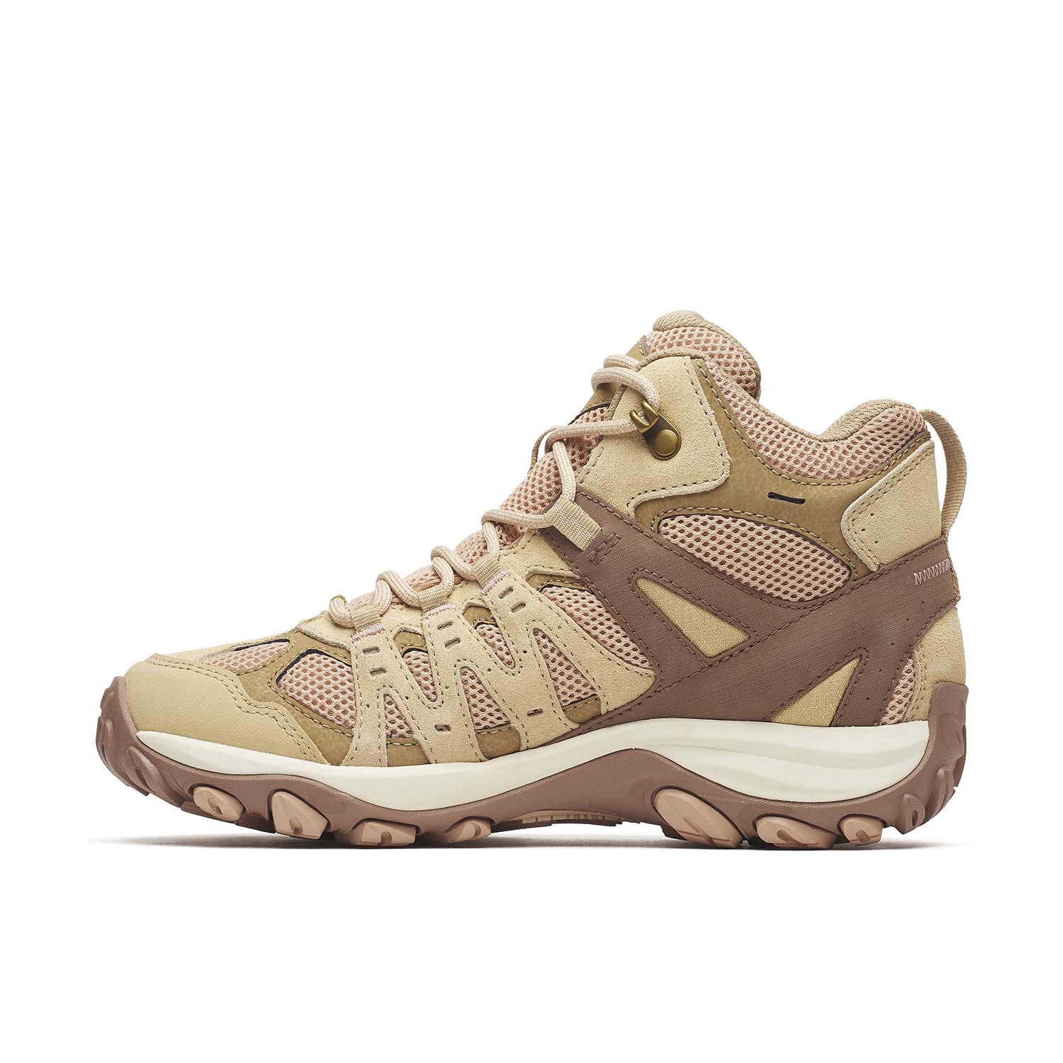 Botin Mujer Accentor 3 Mid Waterproof Beige Merrell