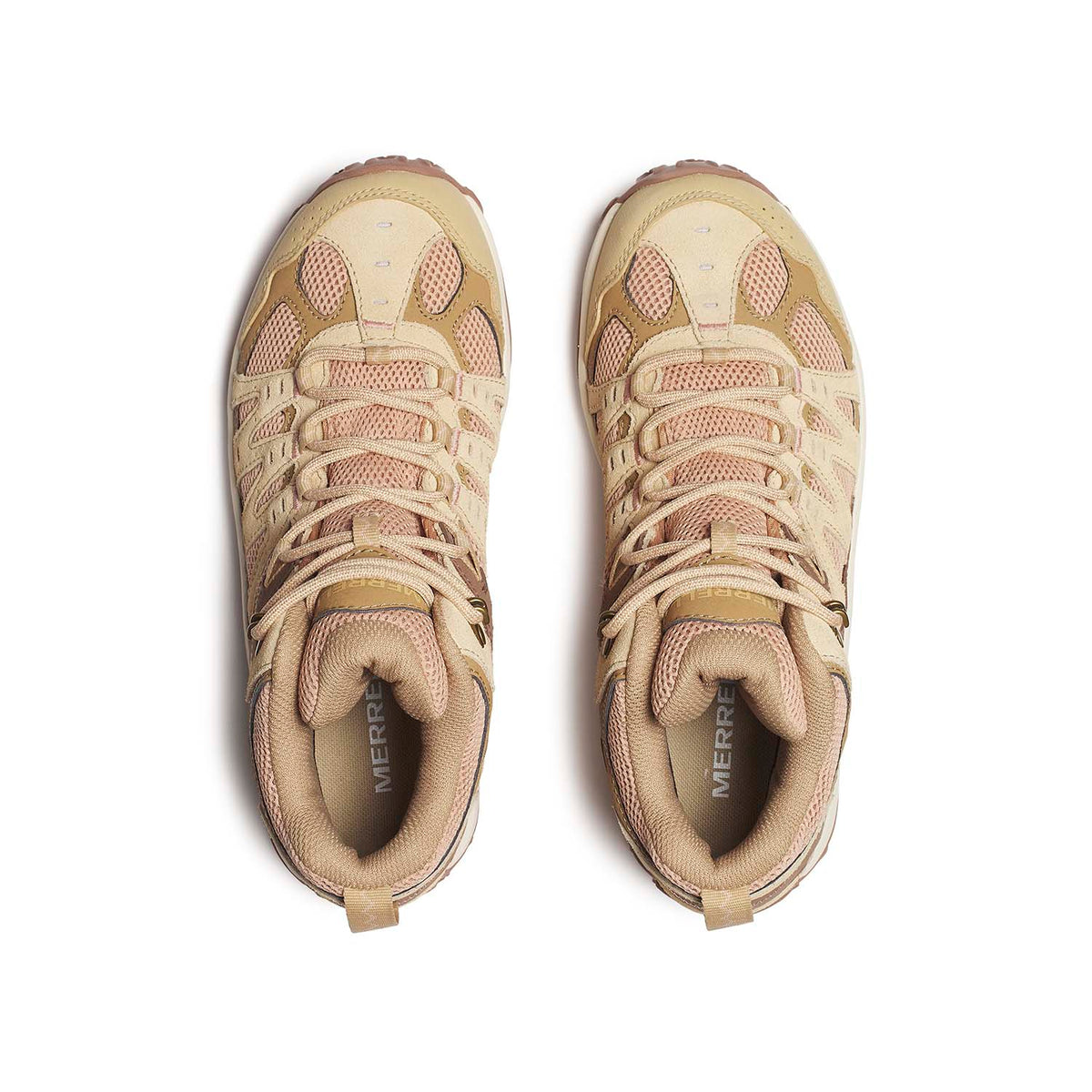 Botin Mujer Accentor 3 Mid Waterproof Beige Merrell