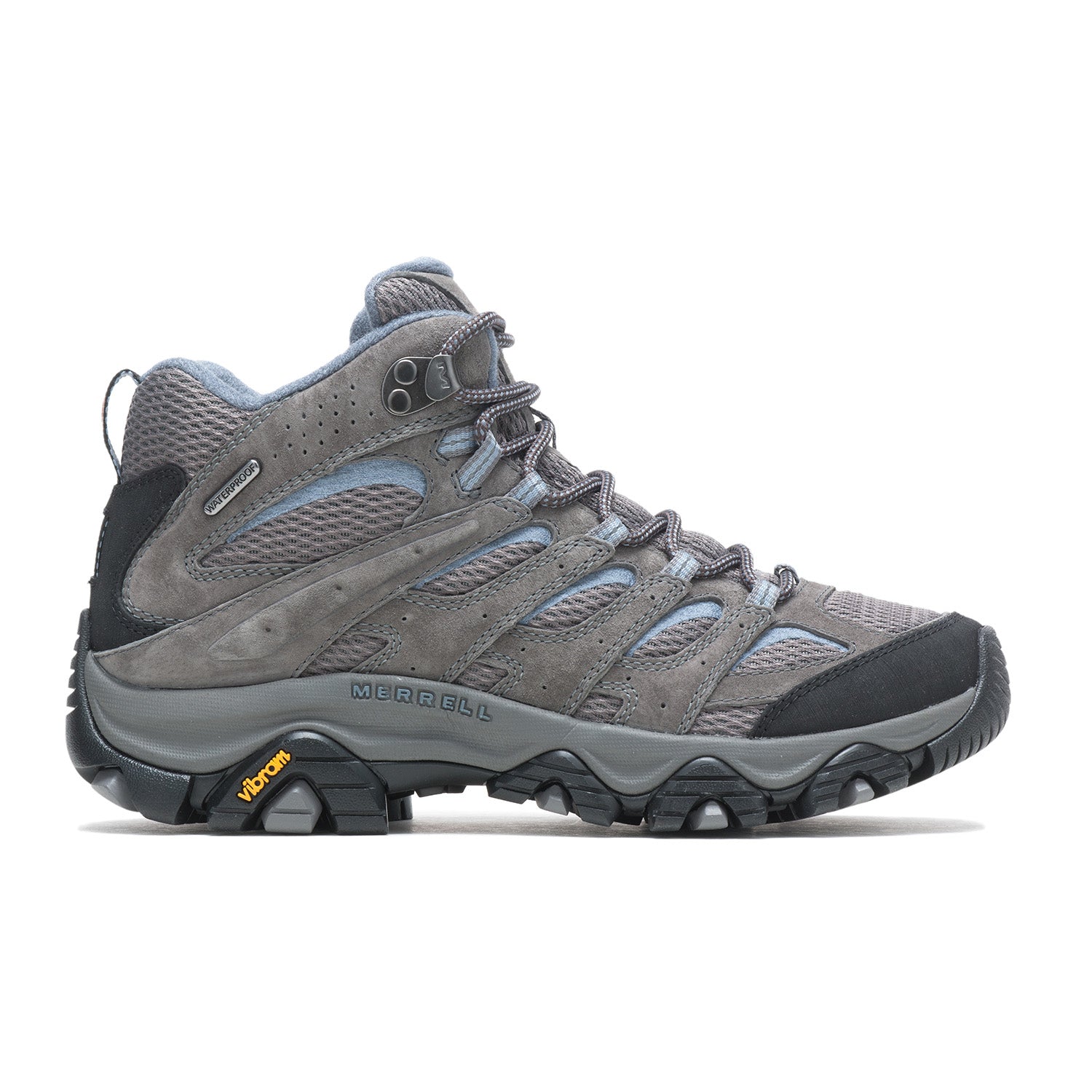 Botin Mujer Moab 3 Mid Waterproof Gris Merrell