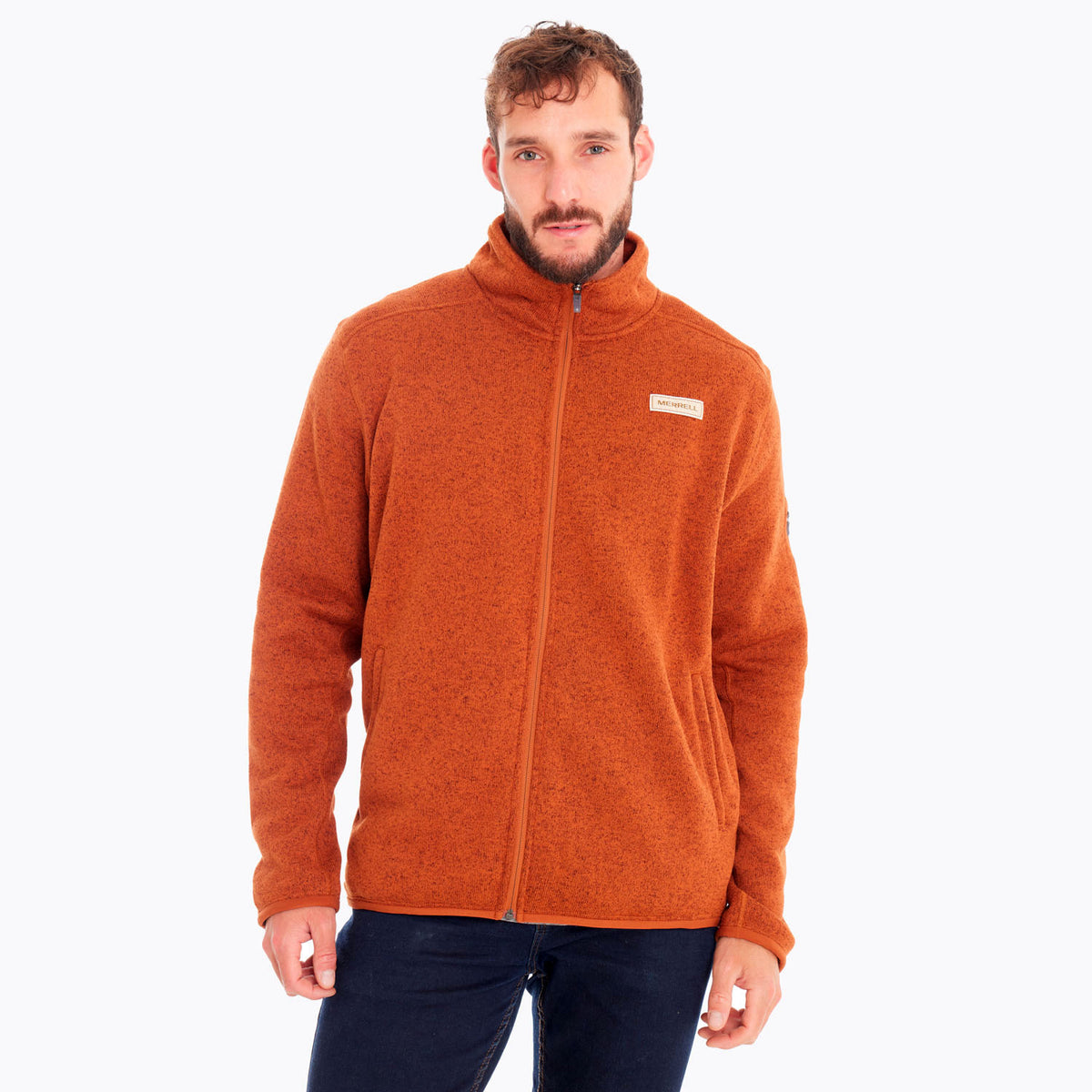 Polar Hombre Sweater Weather Full Zip Naranjo Merrell