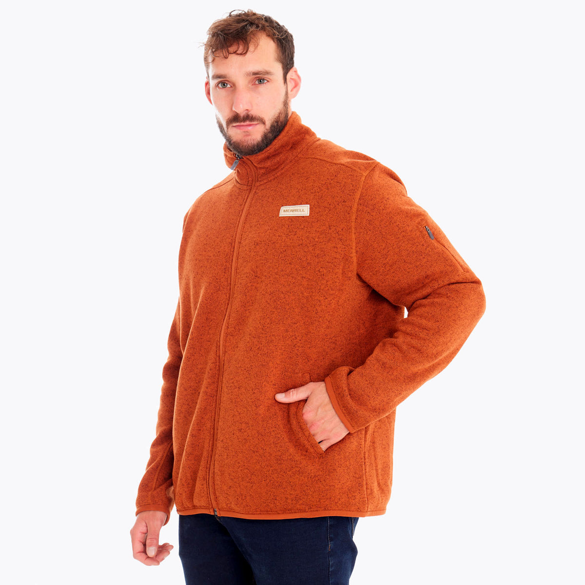 Polar Hombre Sweater Weather Full Zip Naranjo Merrell