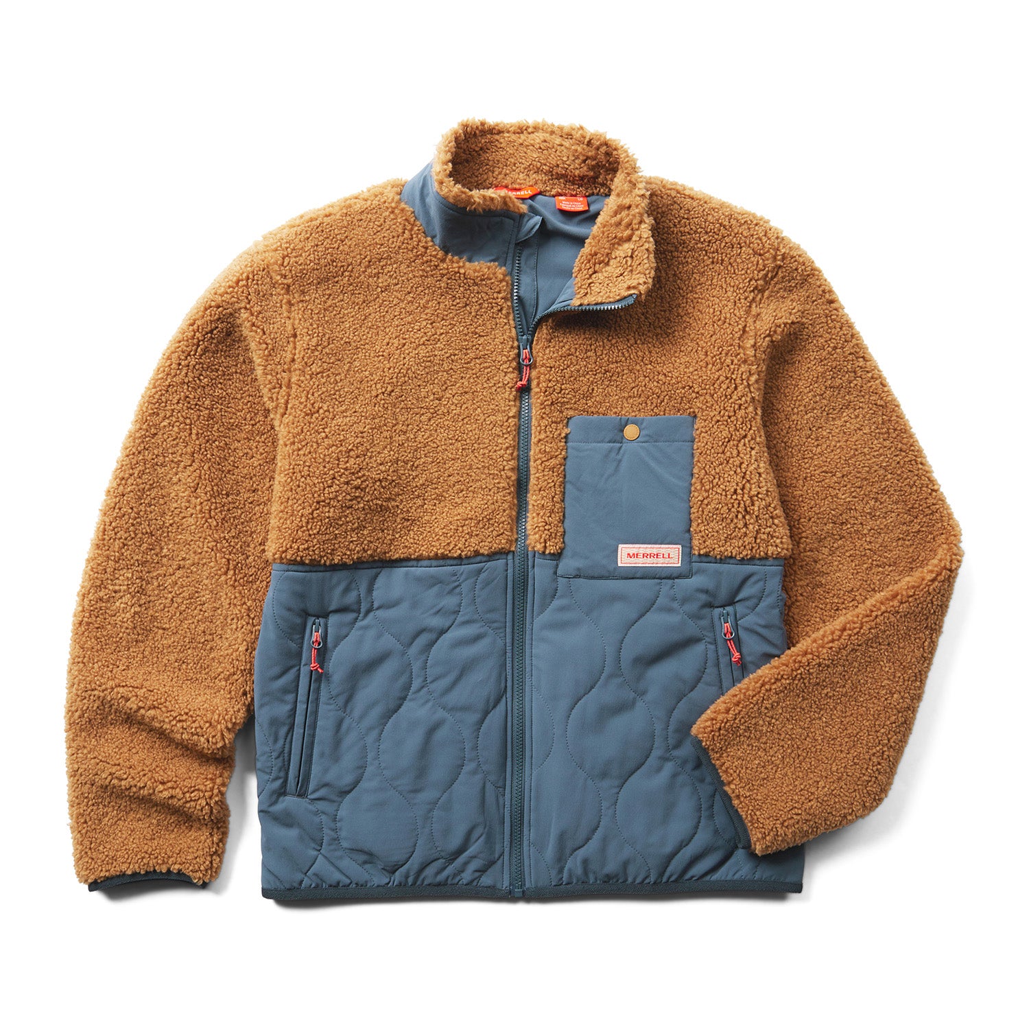 Polar Hombre Sherpa Mixup Jacket Mostaza Merrell – Merrell Chile