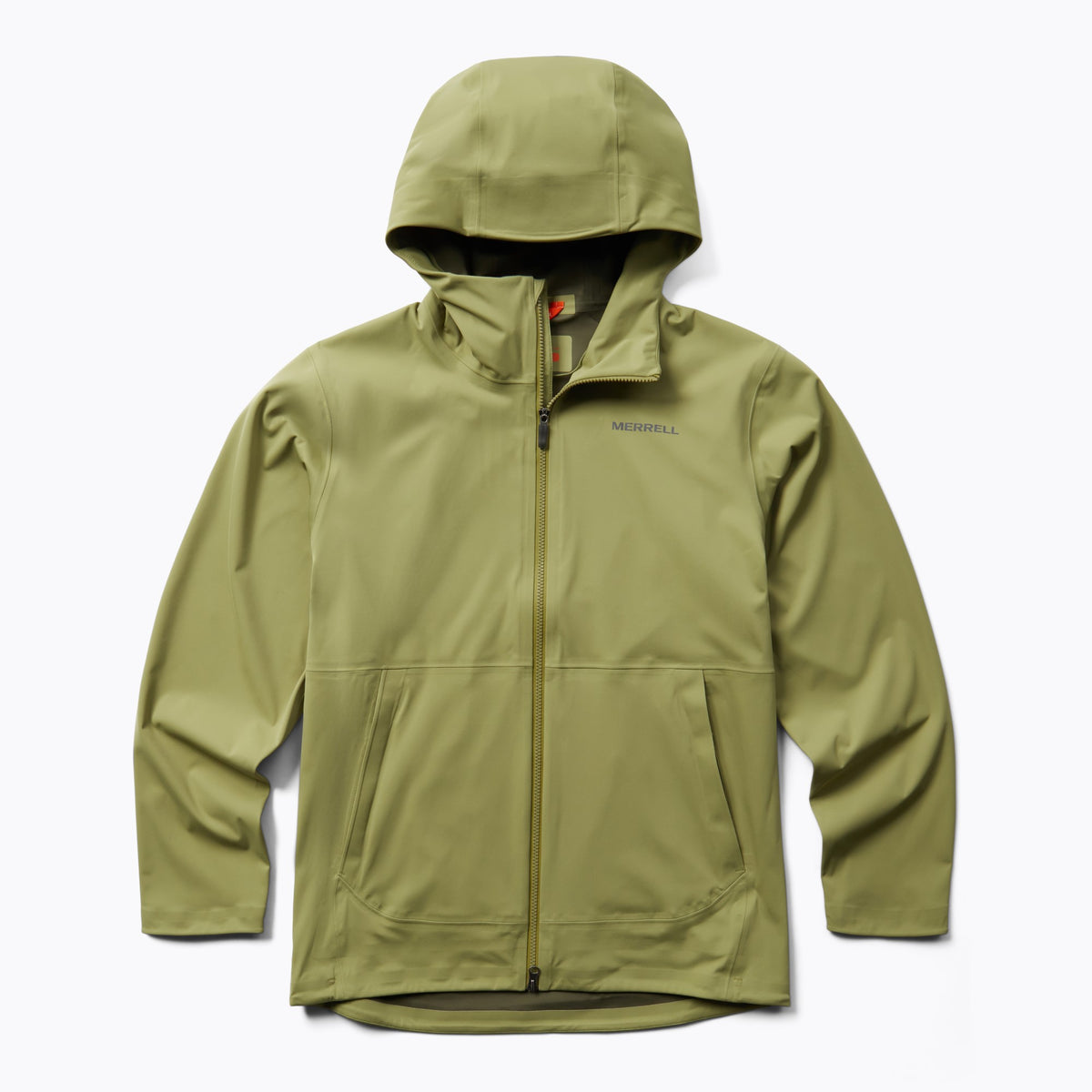 Impermeable Hombre Whisper Rain Shell Verde Musgo Merrell