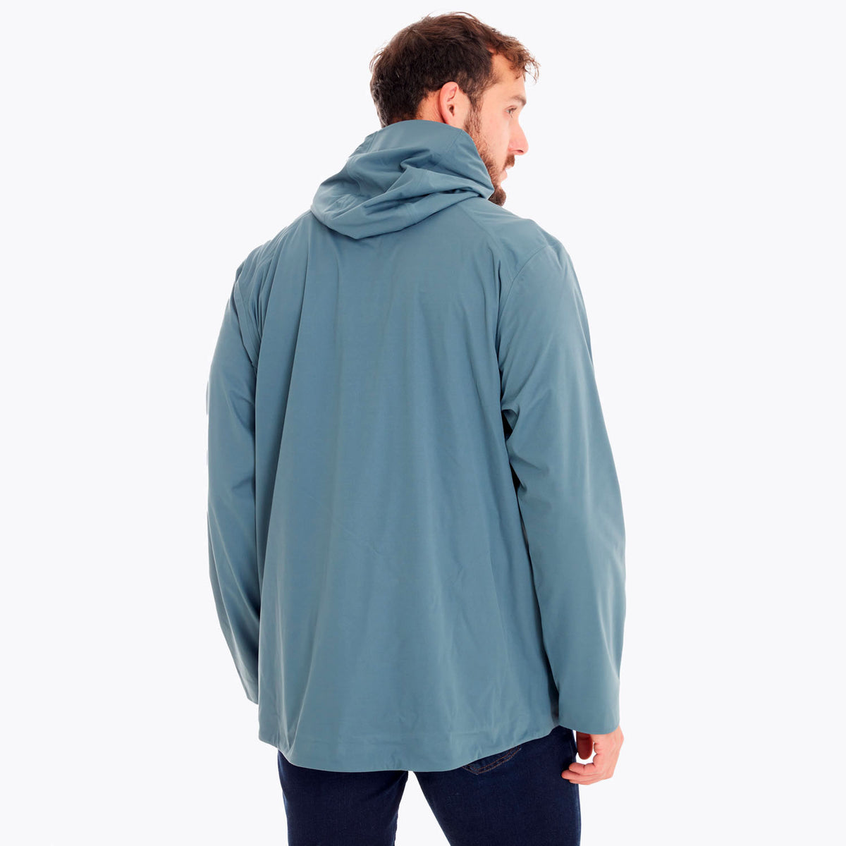 Impermeable Hombre Whisper Rain Shell Azul Merrell