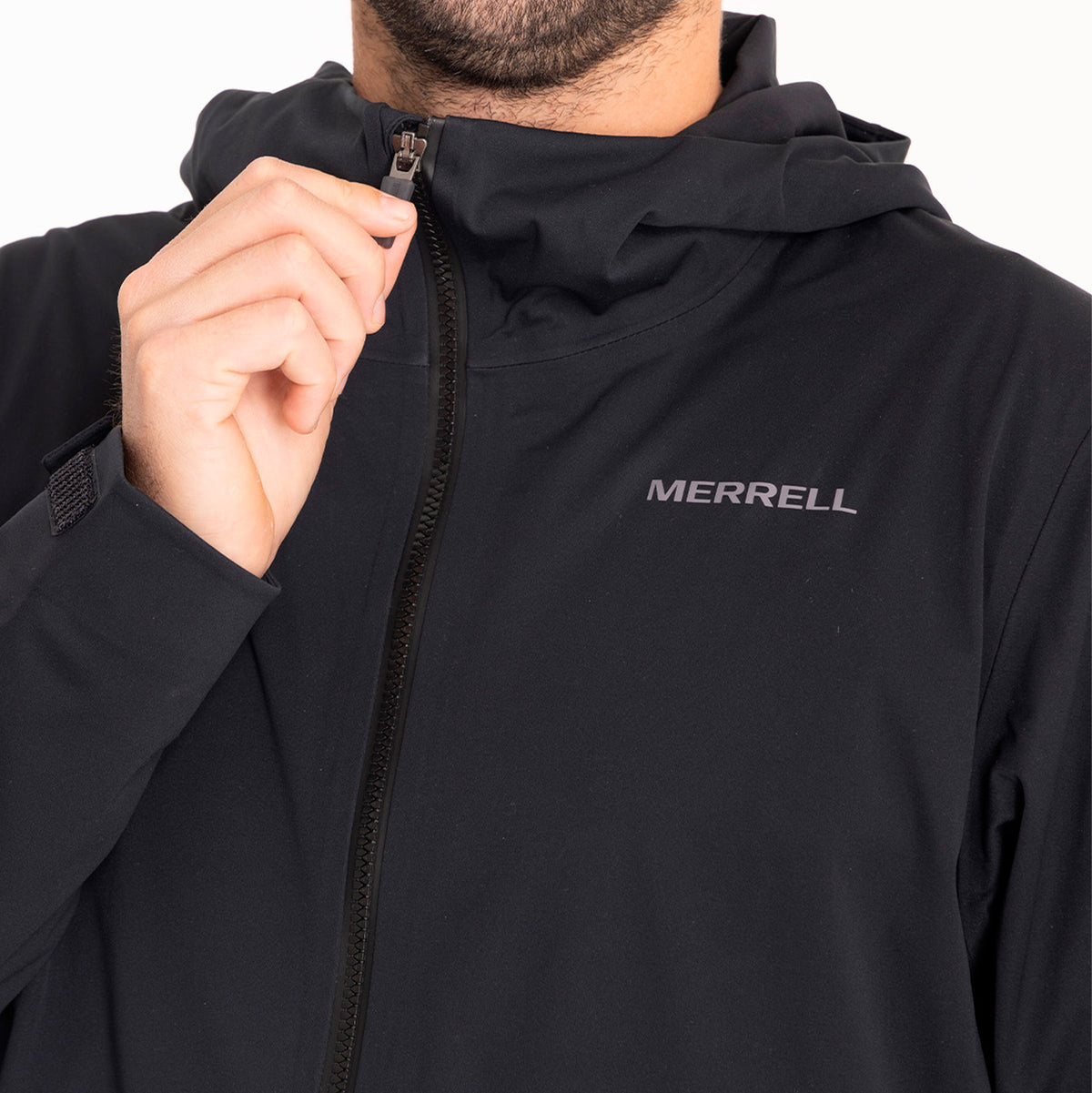 Impermeable Hombre Whisper Rain Shell Negro Merrell