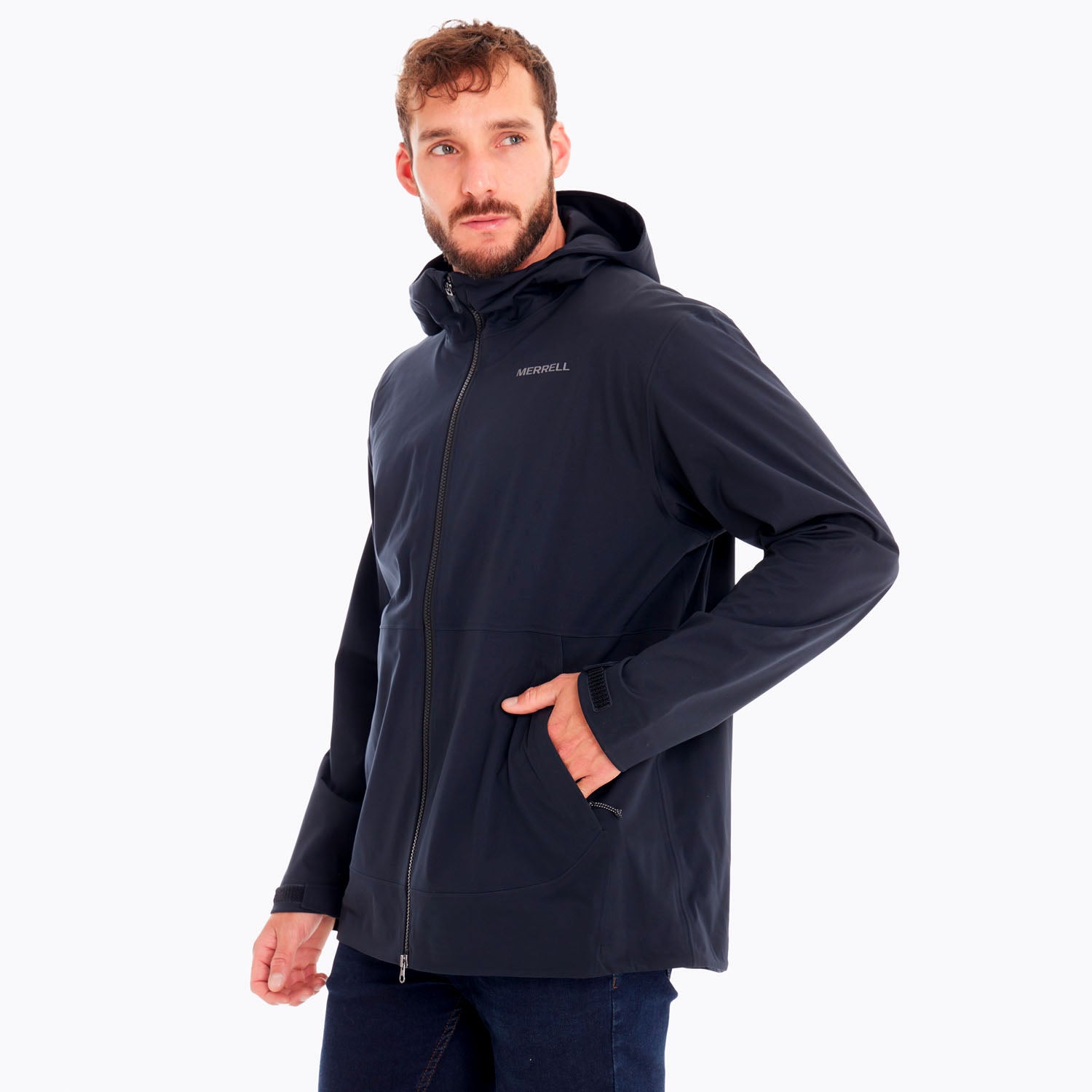 Impermeable Hombre Whisper Rain Shell Negro Merrell