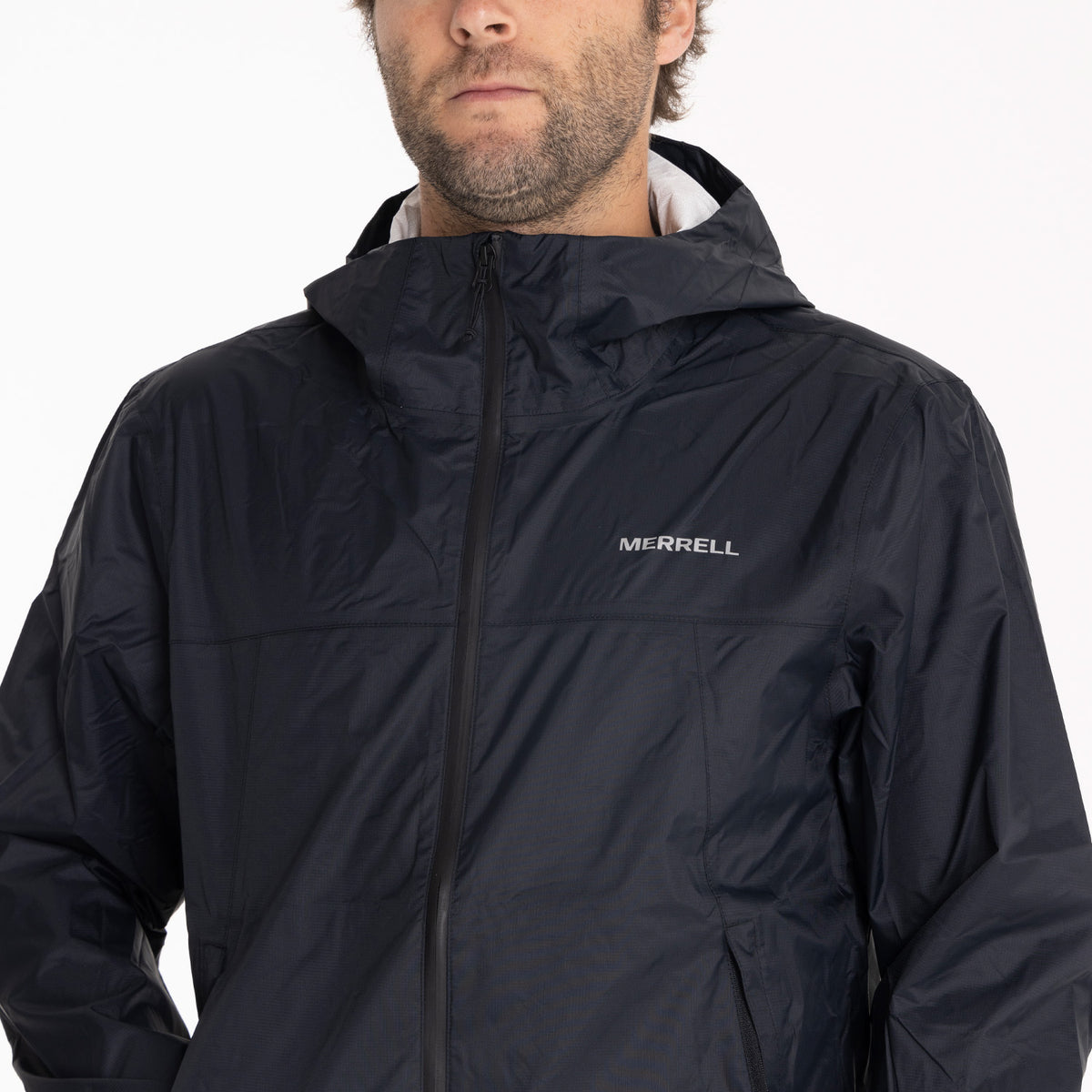 Impermeable Hombre Fallon Rain Shell Negro Merrell