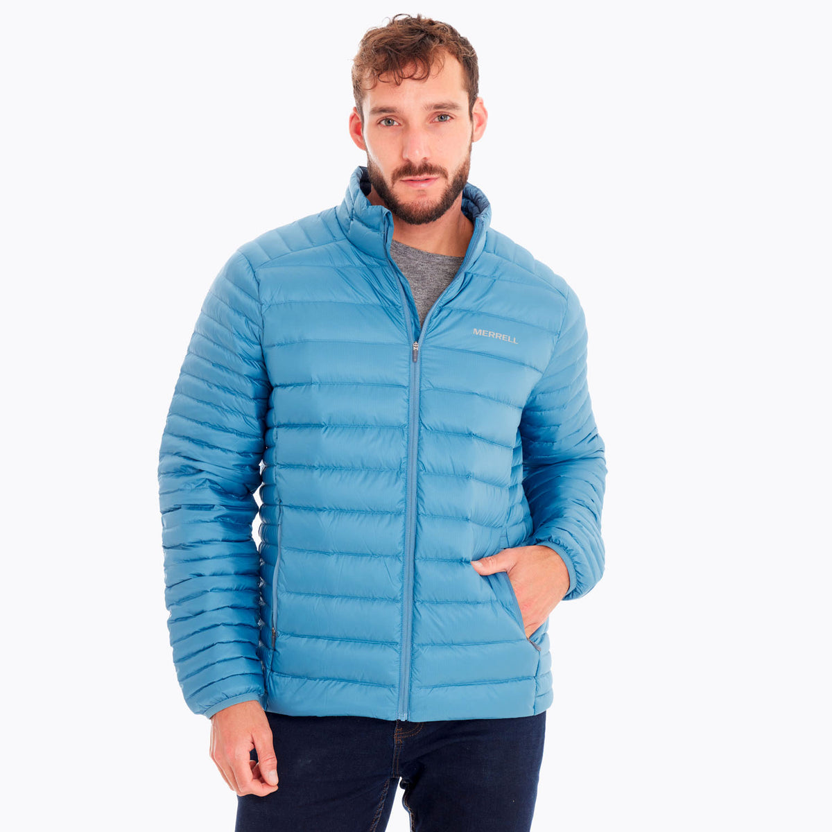 Parka Hombre Ridgevent Thermo Jacket Azul Merrell