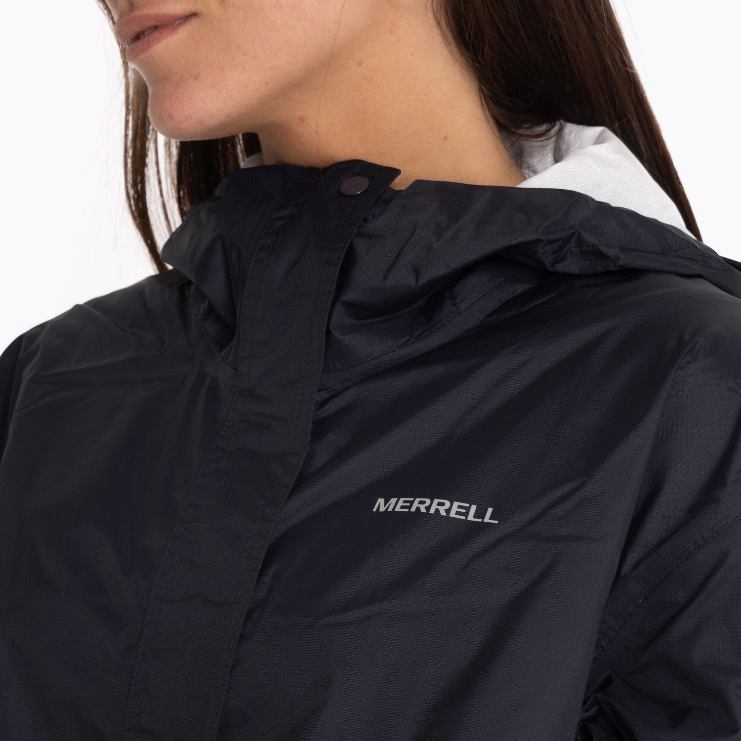 Impermeable Mujer Fallon Rain Shell Negro Merrell