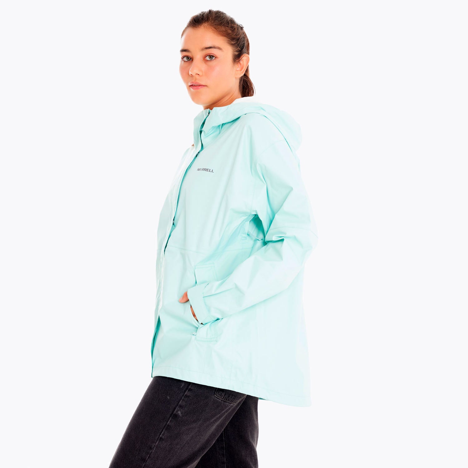 Impermeable Mujer Fallon Rain Shell Celeste Merrell