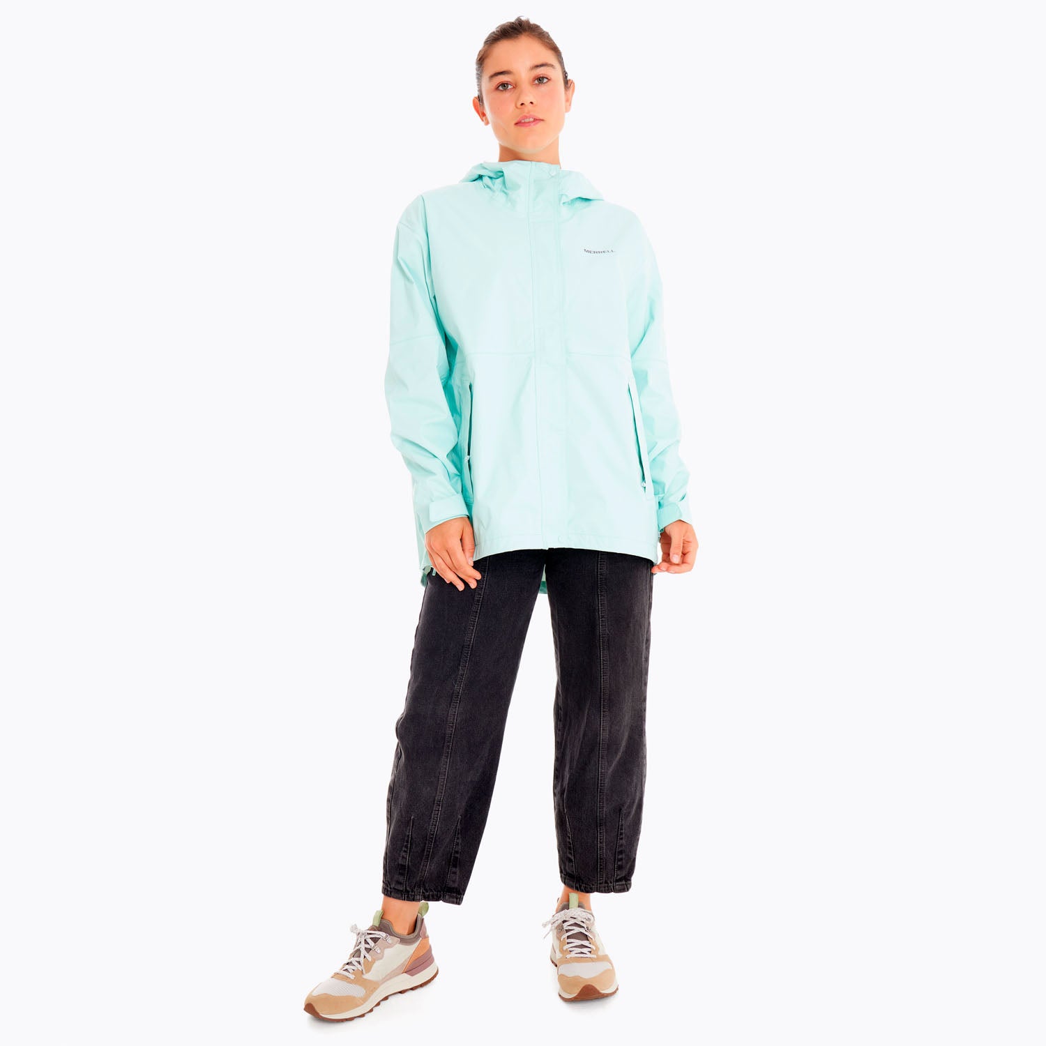 Impermeable Mujer Fallon Rain Shell Celeste Merrell