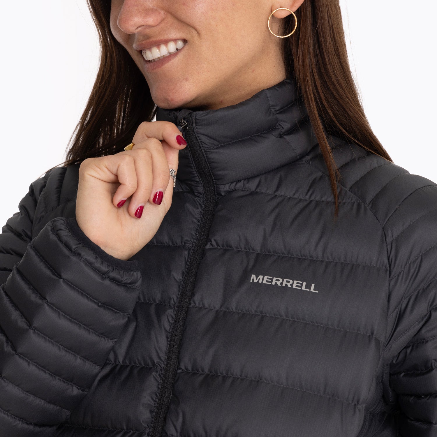 Parka Mujer Ridgevent Thermo Jacket Negro Merrell