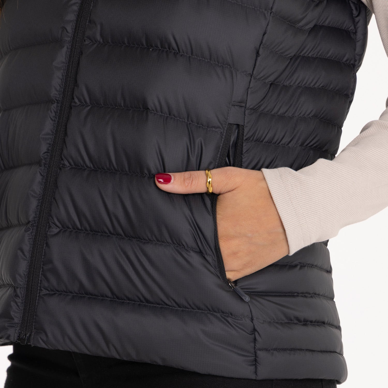 Parka Sin Mangas Mujer Ridgevent Vest Negro Merrell