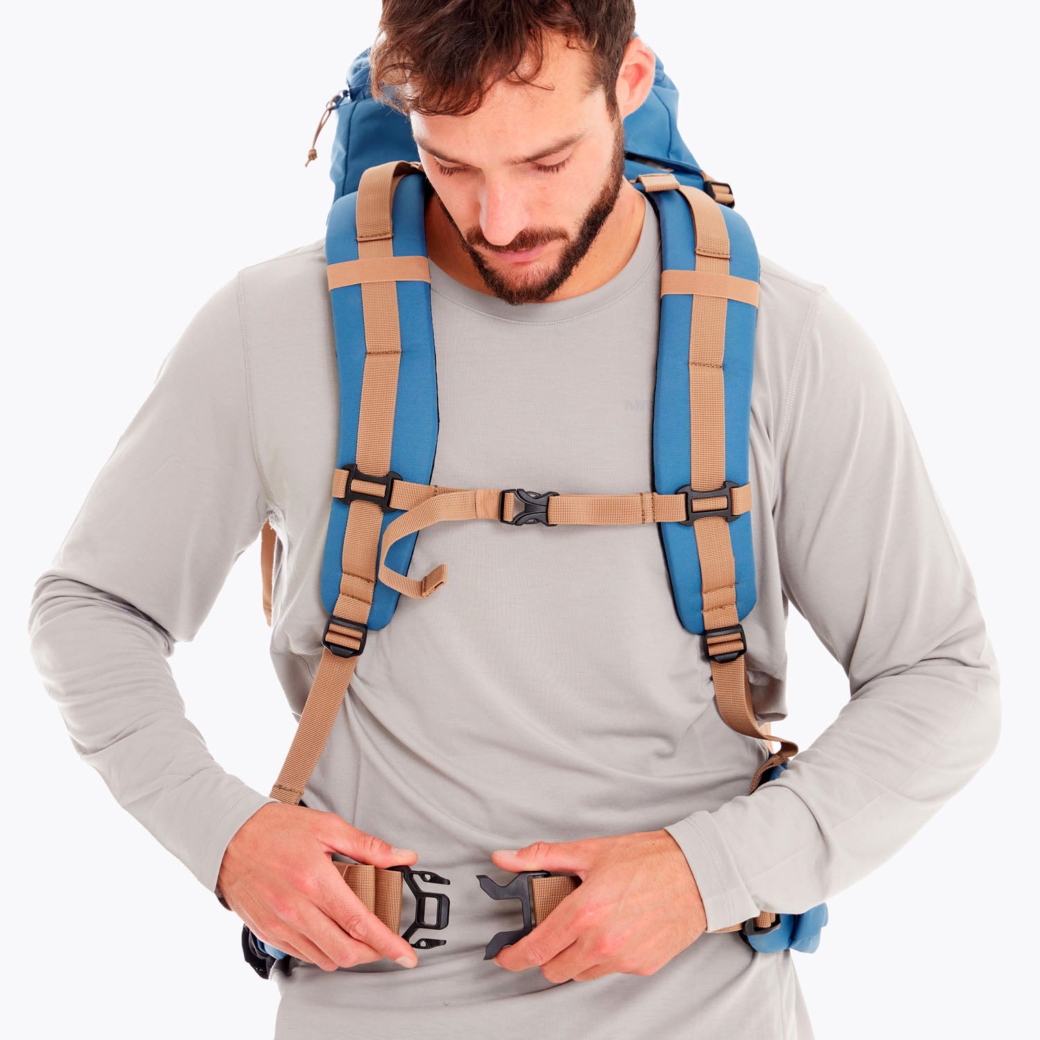 Mochila Unisex Expedition 65L Azul/Tierra Merrell