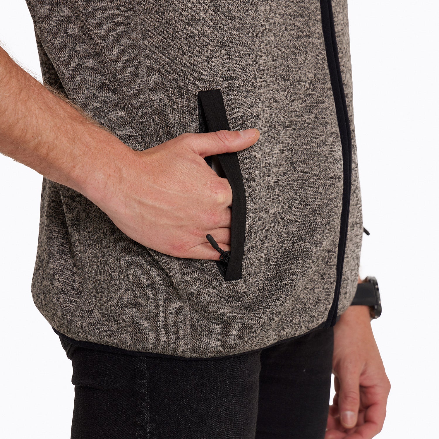 Polar Sin Mangas Hombre Campbell Knitted Gris Merrell