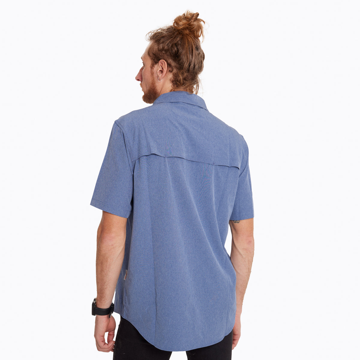 Camisa Hombre Pantano Azul Merrell