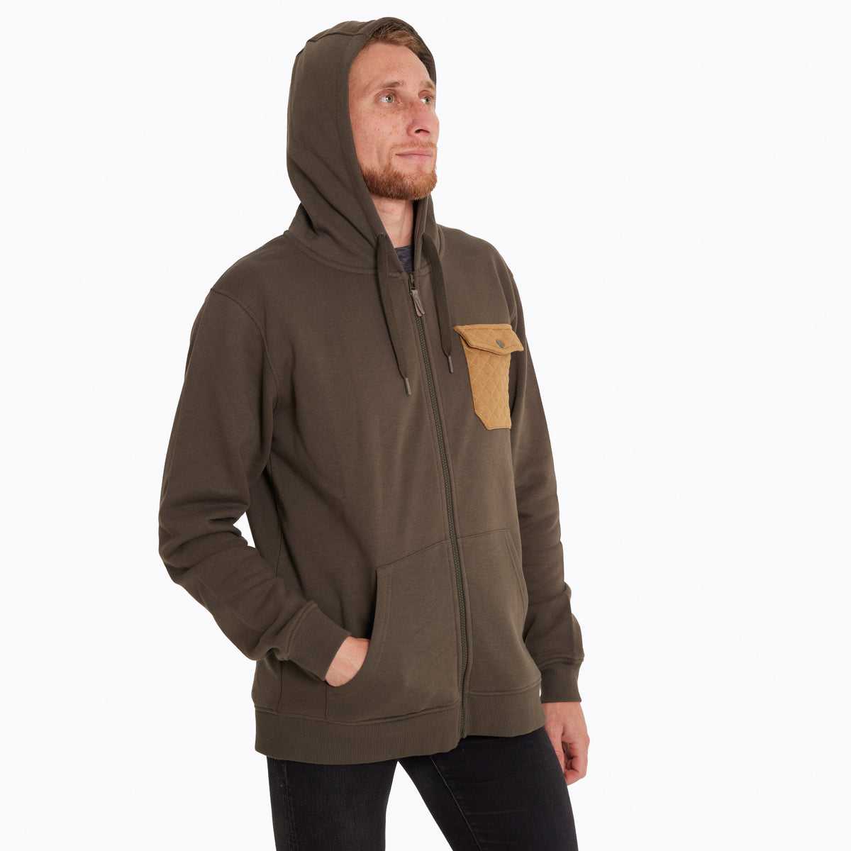 Poleron Hombre Coyote Sweatshirt Café Merrell