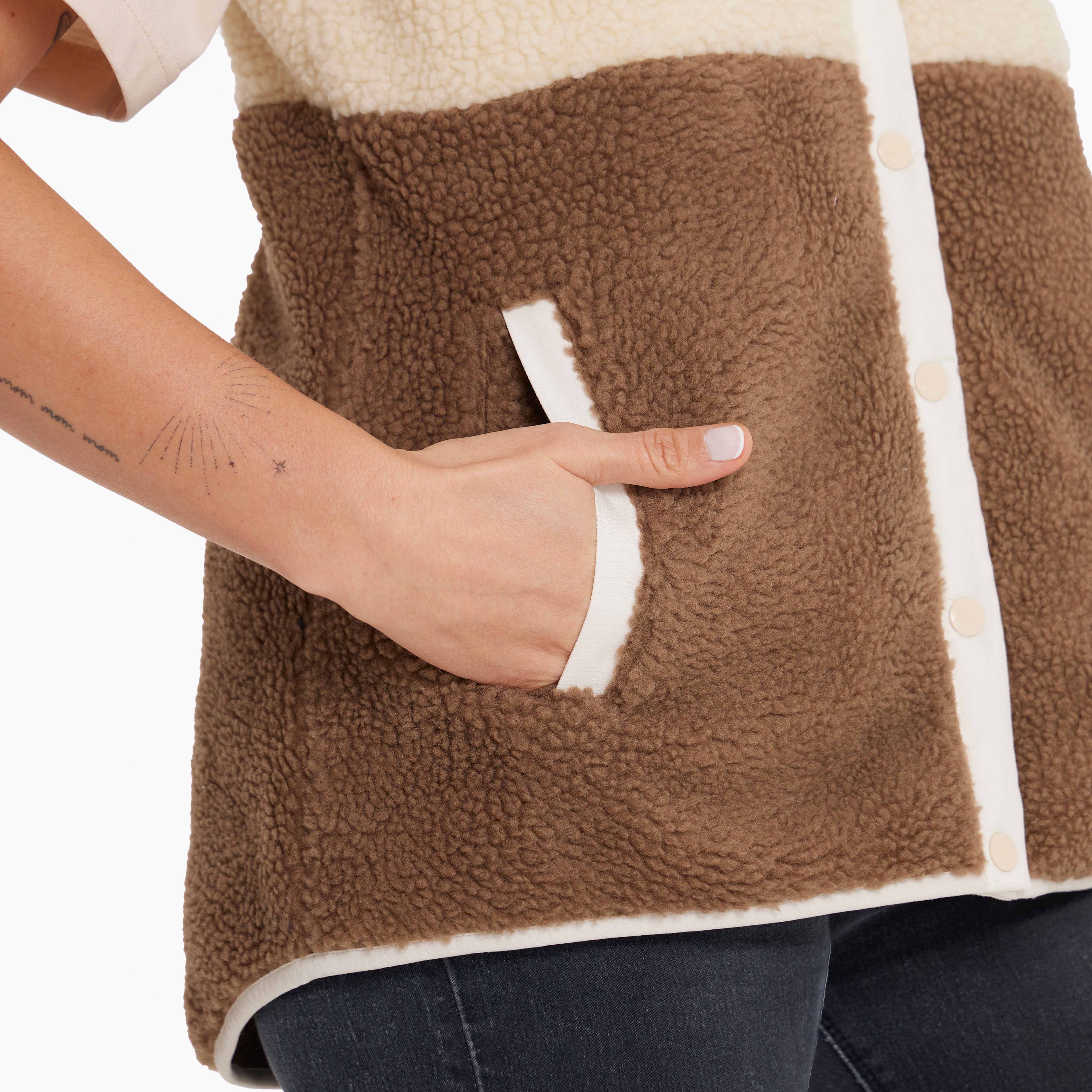 Polar Sin Mangas Mujer Trinity Sherpas Amarillo Merrell