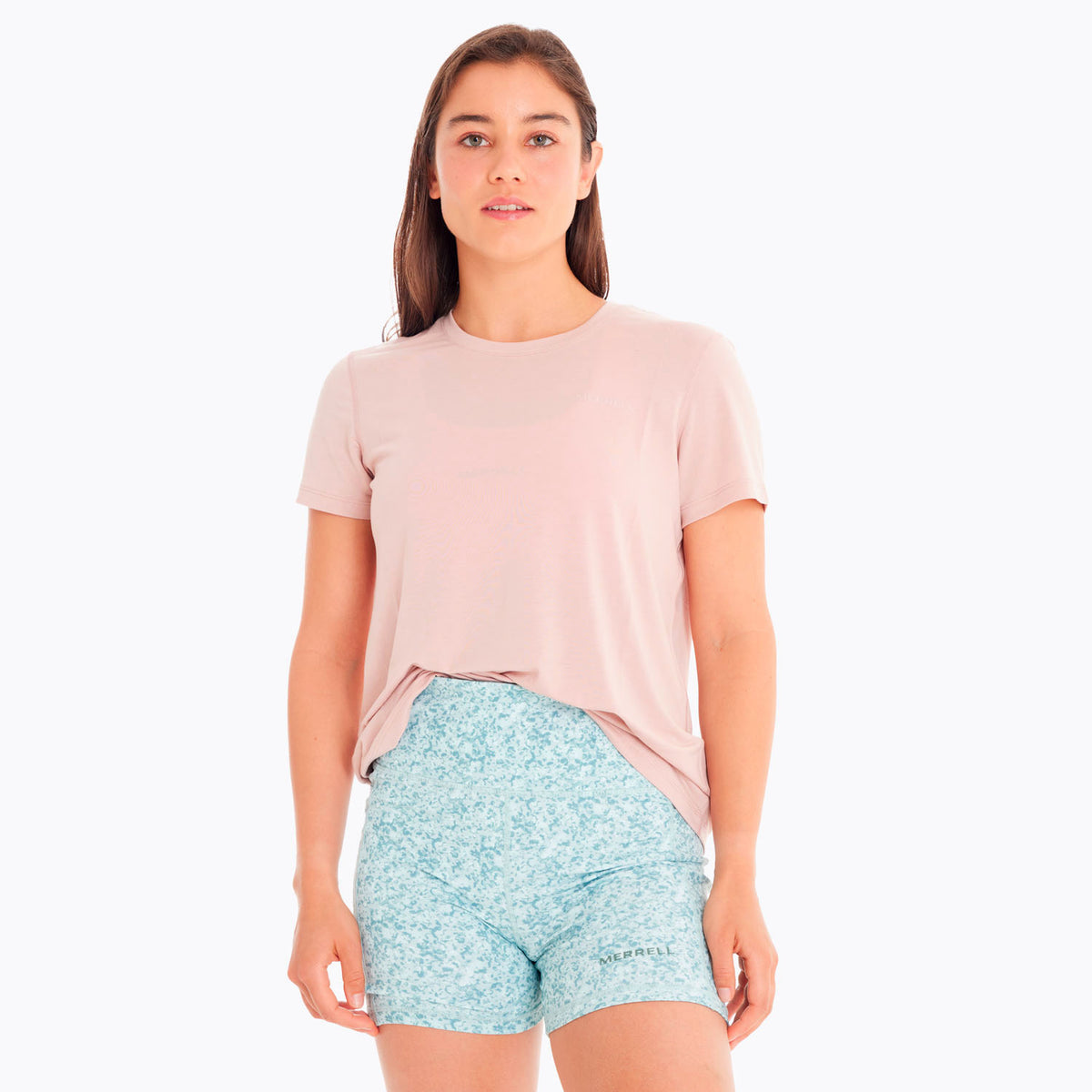 Short Mujer Biker Print Gris Merrell