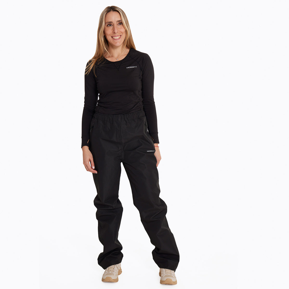 Cubre Pantalón Mujer Impermeable Detrital Negro Merrell
