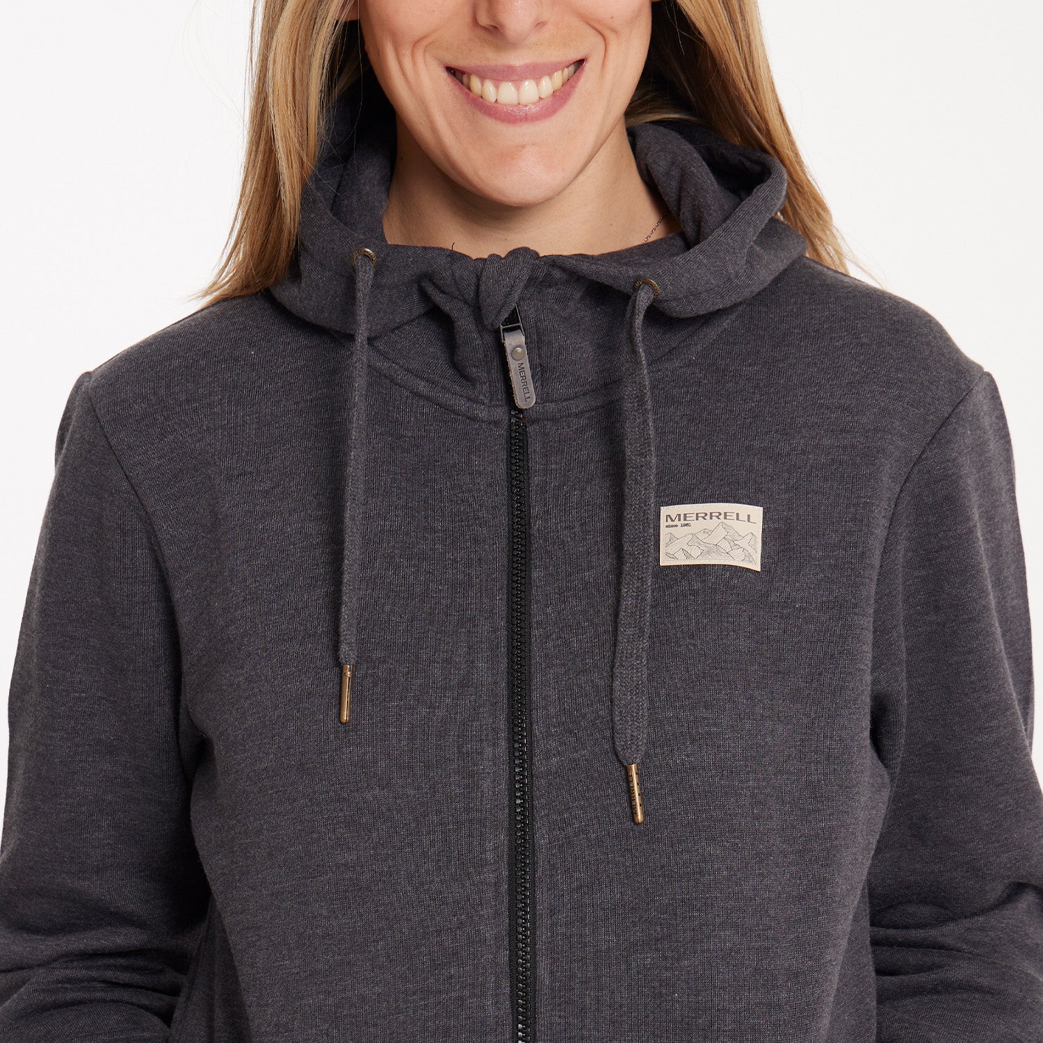 Poleron Mujer Merced Sweatshirt Negro Merrell