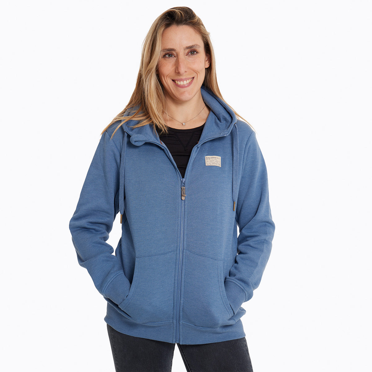 Poleron Mujer Merced Sweatshirt Azul Merrell