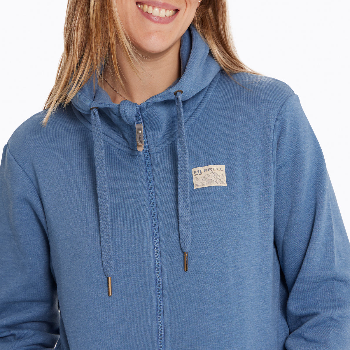 Poleron Mujer Merced Sweatshirt Azul Merrell