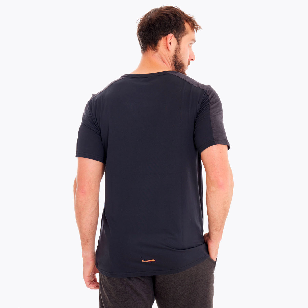 Polera Hombre Trail Running Edición Skyfire Negro Merrell
