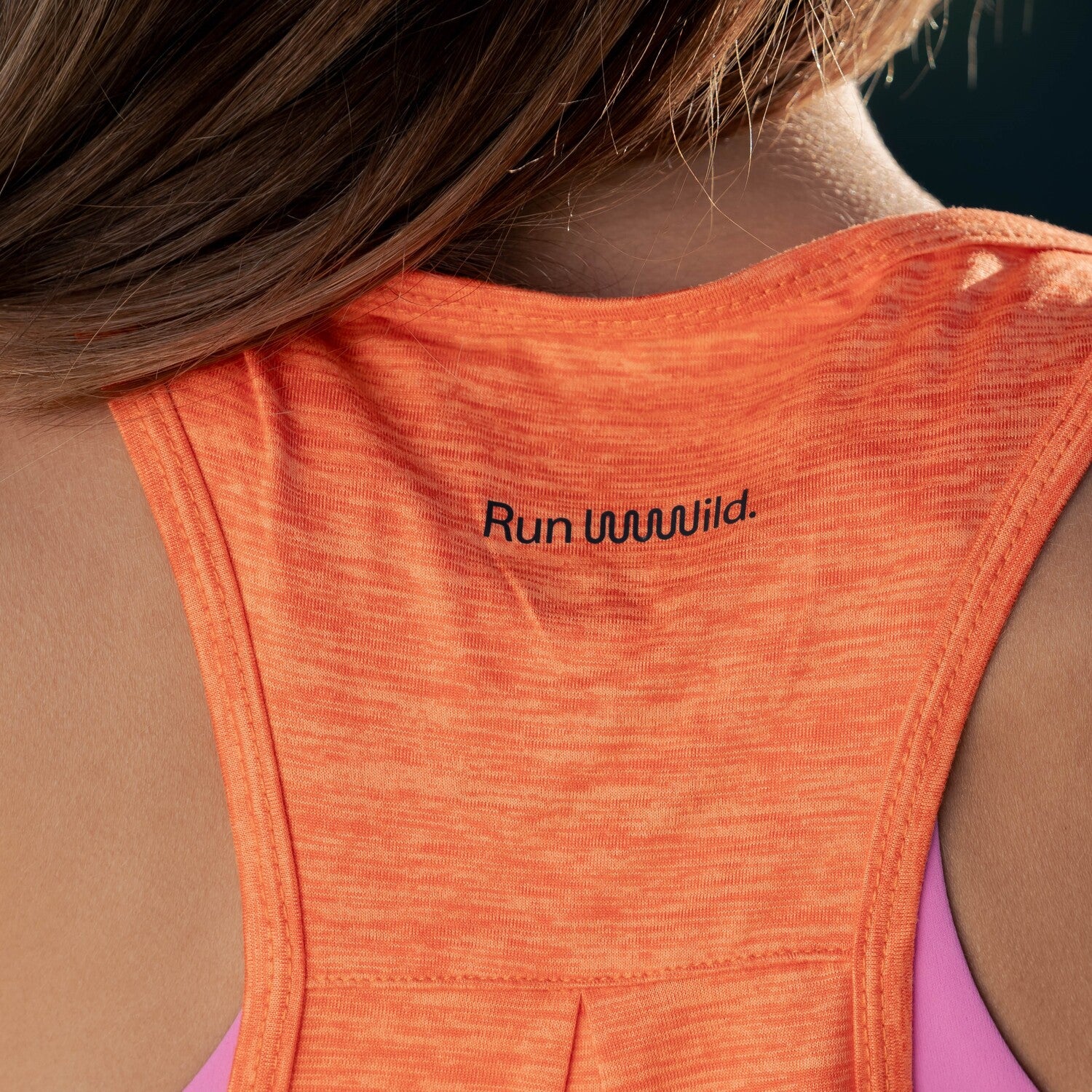 Polera Mujer Trail Running Edición Skyfire Naranjo Merrell