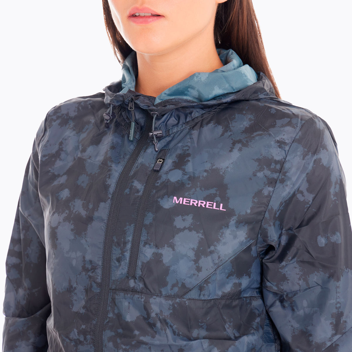 Cortaviento Mujer Trail Running Edición Skyfire Gris Merrell