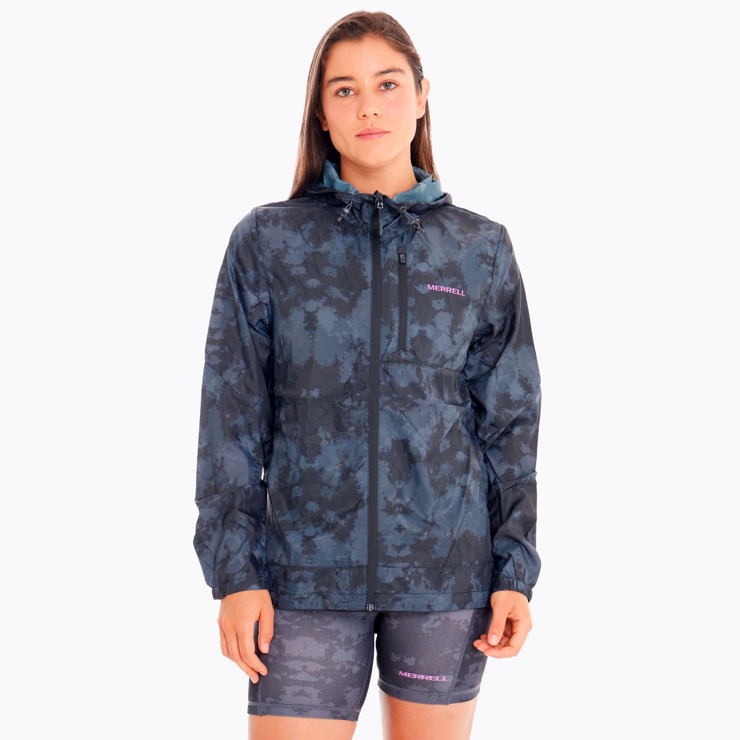 Cortaviento Mujer Trail Running Edición Skyfire Gris Merrell