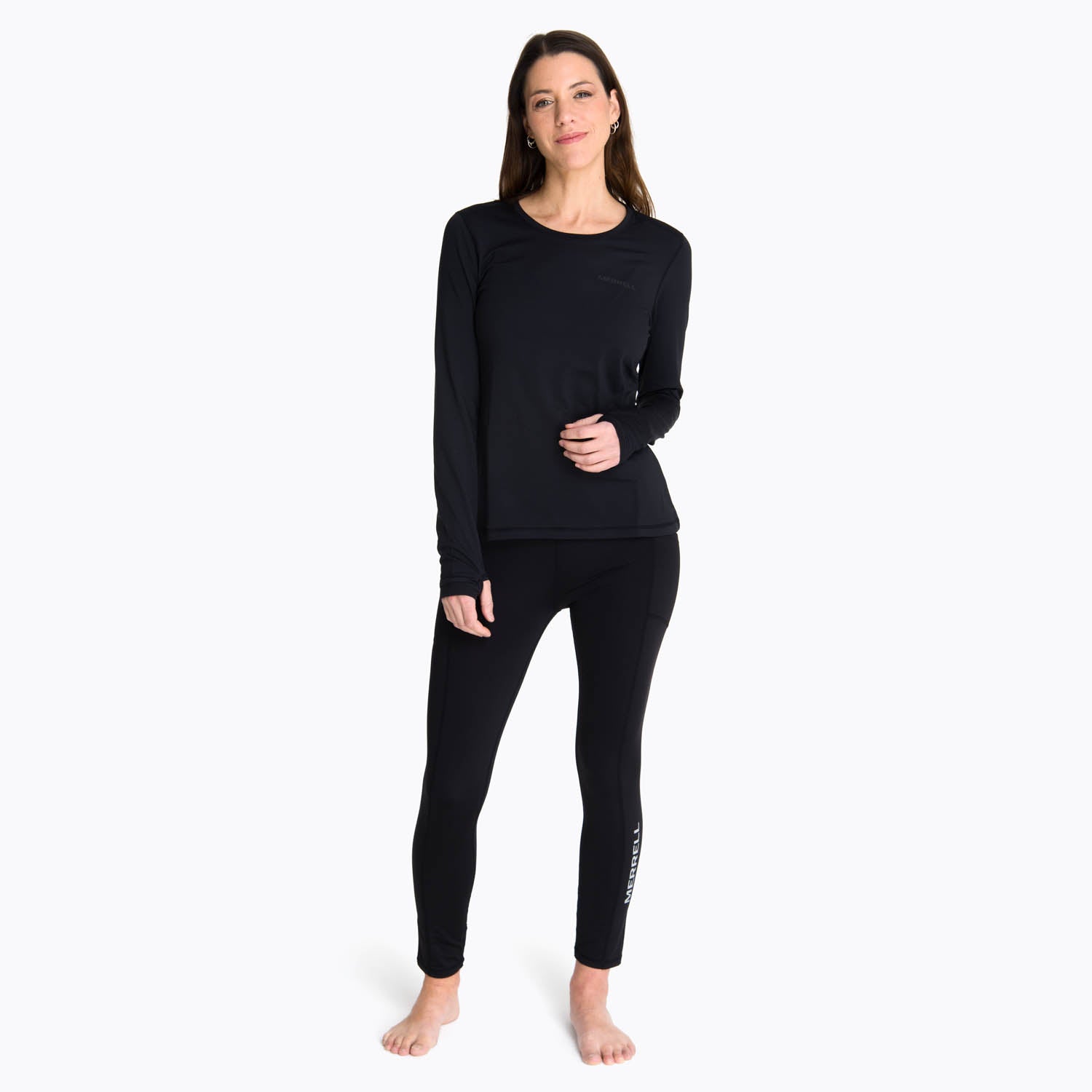 Primera Capa Superior Mujer Top Negro Merrell