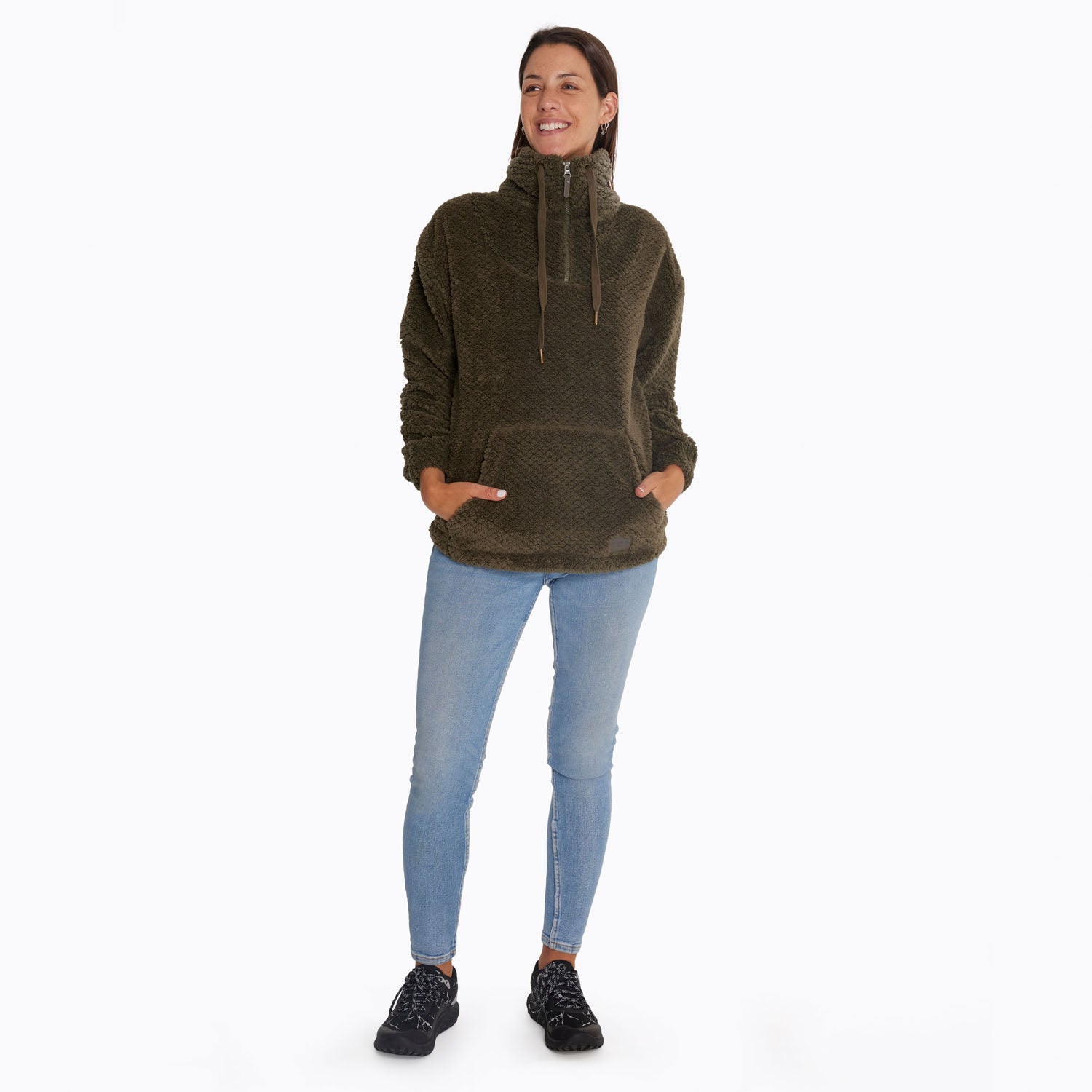 Polar Mujer Shaggy Half Oliva Merrell