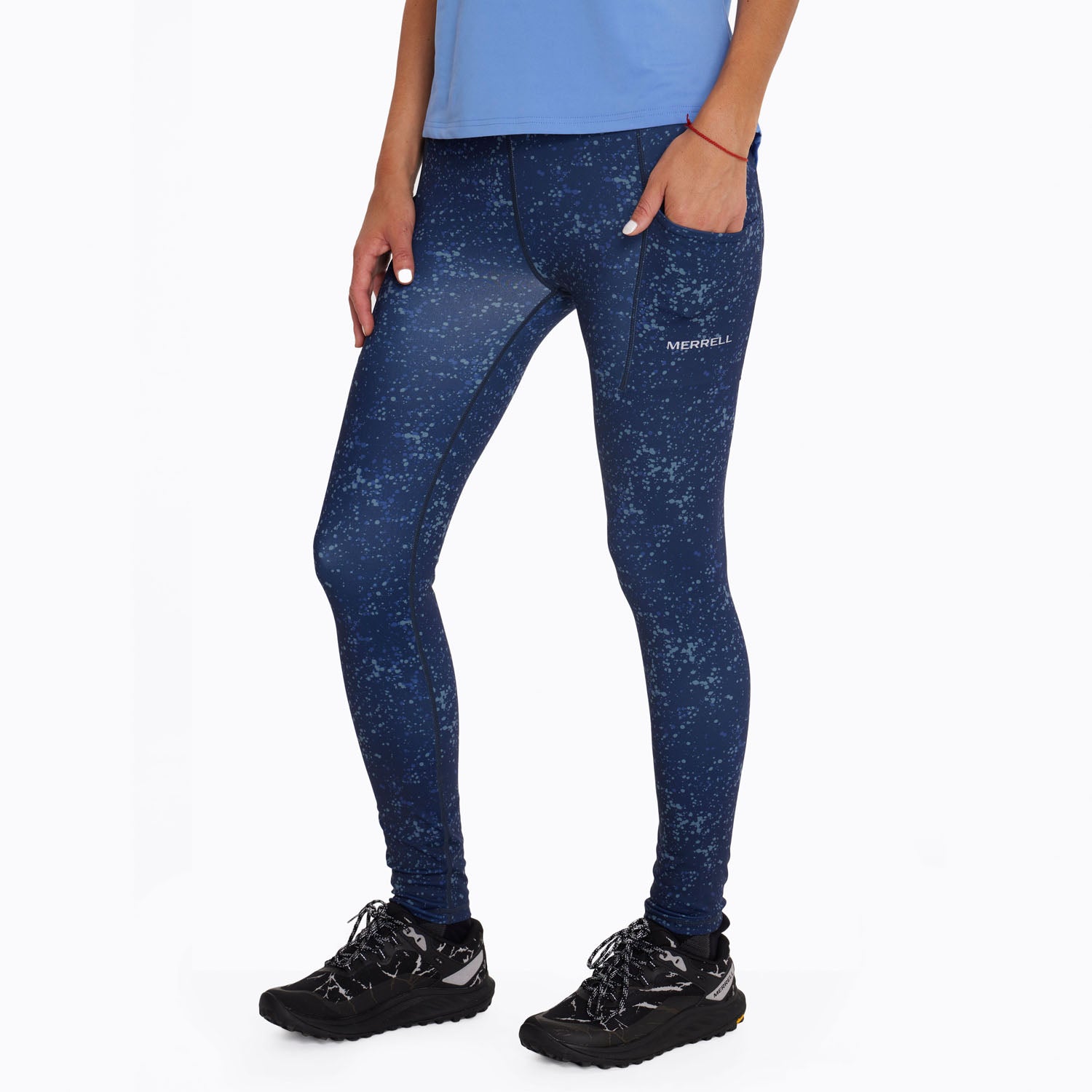 Calza Mujer Soft Legging Azul Merrell
