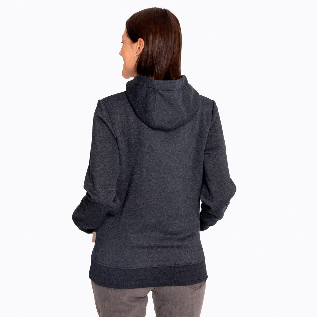 Poleron Mujer Monts Hoodie Negro Merrell