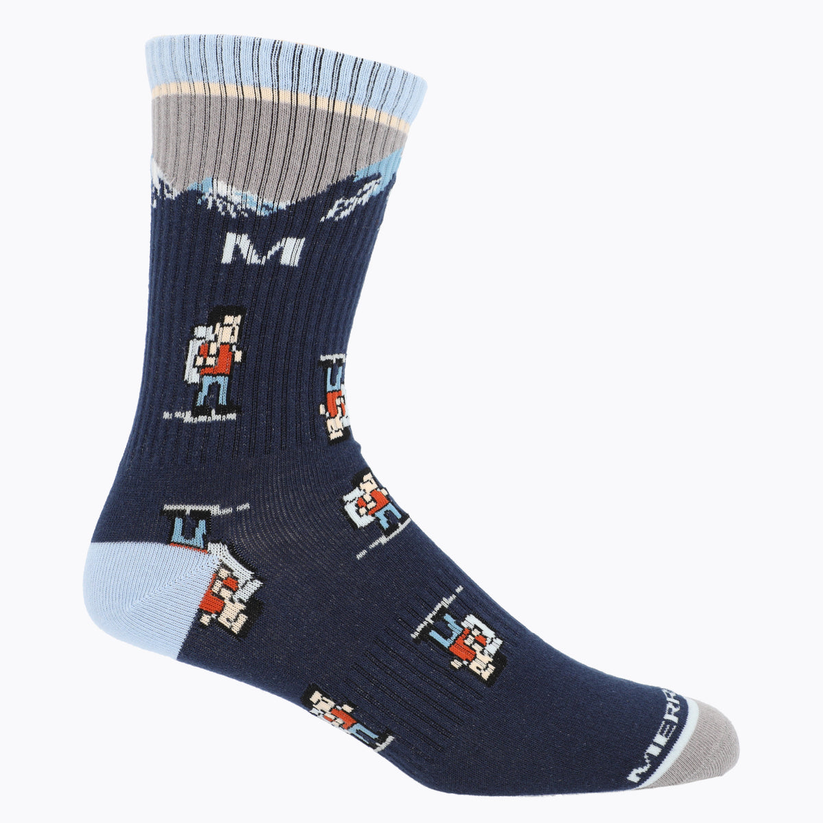 Calcetin Unisex Fun Sock Azul  Merrell
