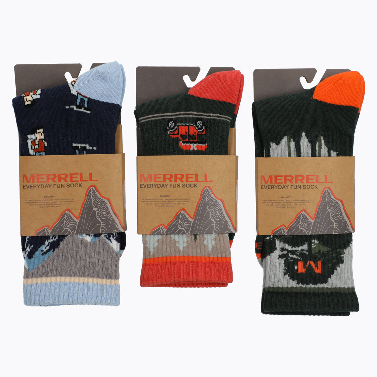 Calcetin Unisex Fun Sock Azul  Merrell