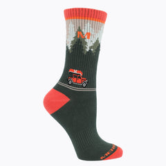 Calcetin Unisex Fun Sock Verde Merrell